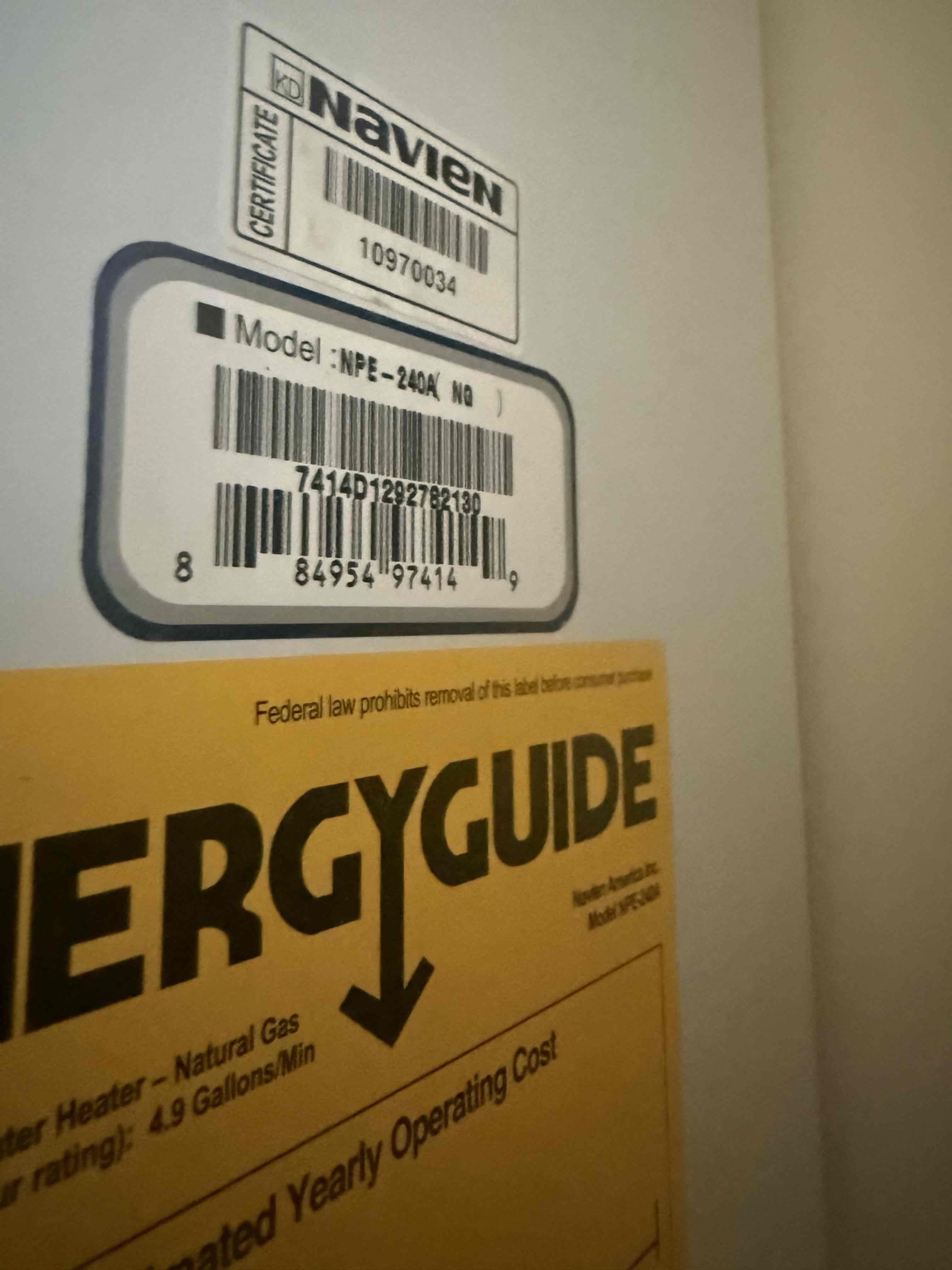 Flush 2 tankless units
Arrived to home for inspection. Upon inspection only found a few things. Customer has broken outdoor rinse station. Water was off upon arrival. Found a saddle valve Nader kitchen sink for instahot. There are no boiler drains to properly winterize rinse station. Gave options for repair but recommend replacement that way we can install properly,lowering the chances of freeze breaks in the future and also having us winterize.
Today MyGuy performed a descale on 2 tankless units cleaned all filters and inspected forlealks. There are none at this time.
