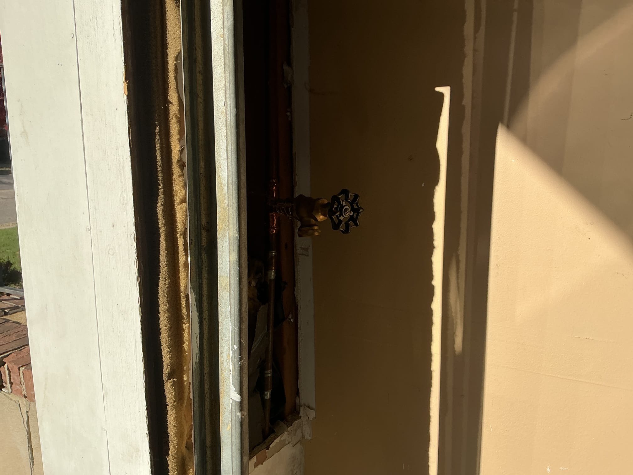 Over the years, we have winterized and dewinterized the outdoor silcock for the client, we arrived today to perform the same task.

Hooked up air compressor to existing drain down valve.
Turned valve on and blew all the water out of the lines.
Left silcock and drain down system on.
System is now winterized.

*Advised to the client that when they have us back to dewinterize the system I will do that as a one time time curtesy and replace the silcock at a discounted rate.