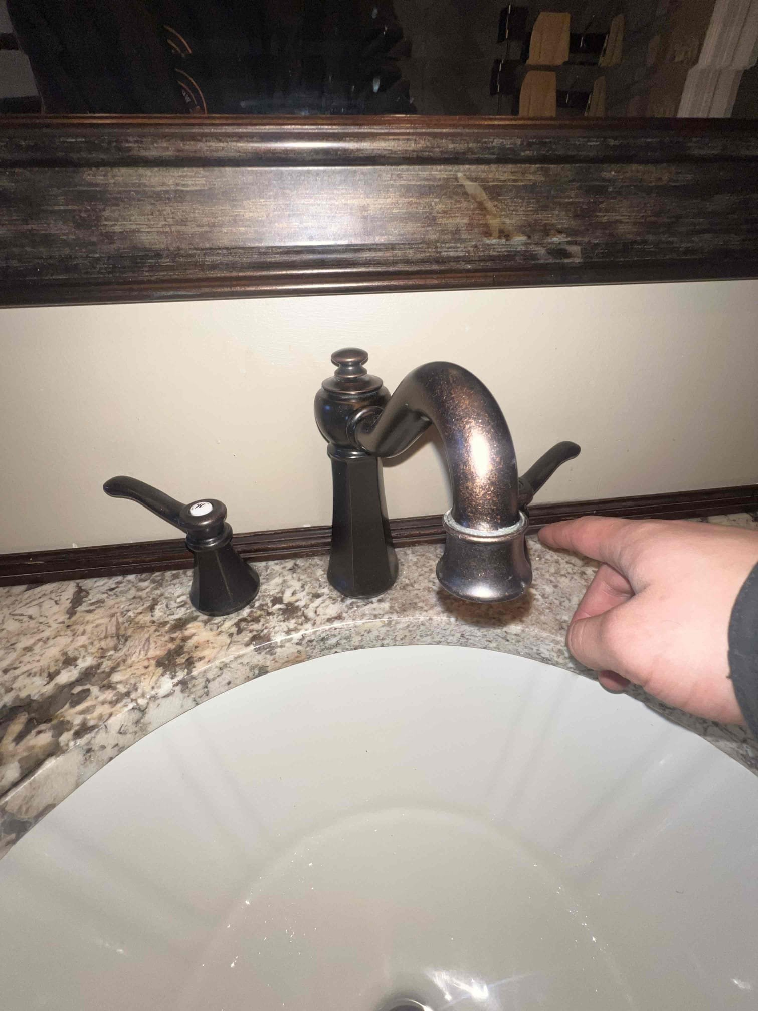 Hardness 6

Arrived on site client stated her second floor bathroom faucet was dripping, kitchen faucet handle was getting stiff and under the lav faucet the cold emergency shutoff valve wasn’t working as it should. Checked for hardness and got a 6 hardness. Client stated she only had these cartridges replaced 1 year and a half ago and the faucet is already dripping. Gave options to replace cartridges and replace shutoff valve underneath lav sink. Client also stated she has a filter guy that can take care of her water quality.