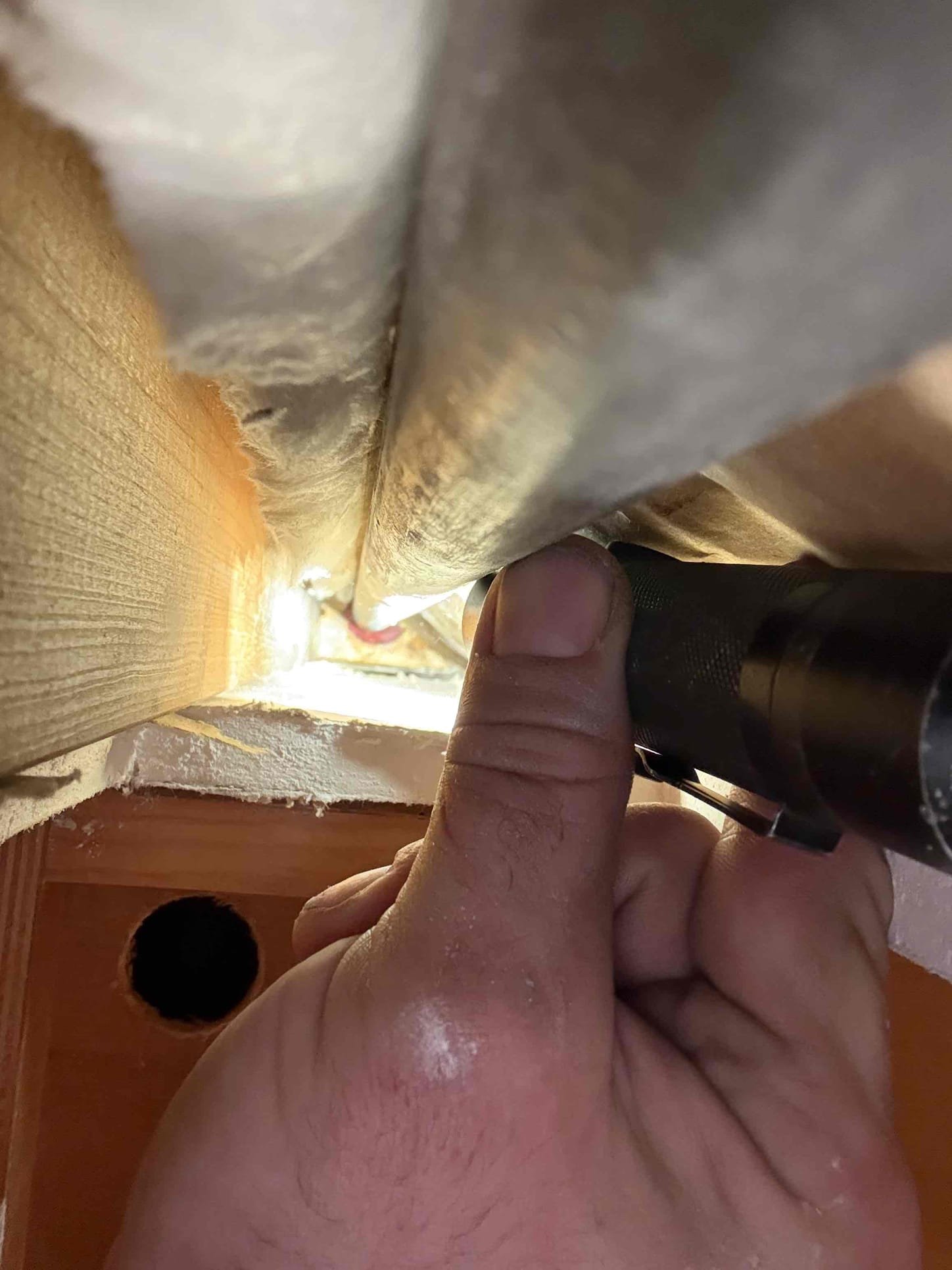 Arrived to unit for gas leak. Upon inspection found that gas company put a lockout on meter. Walls were open at the suspected area. MyGuy pressurized and bubble tested all accessible areas but could not find source of leak. We will call tomorrow to get back on schedule. 
Called pat about space heaters being that the gas is off and there is no heat. He said we did not have to worry about it because pipes are not on outside walls and there was no concern for pipes freezing.