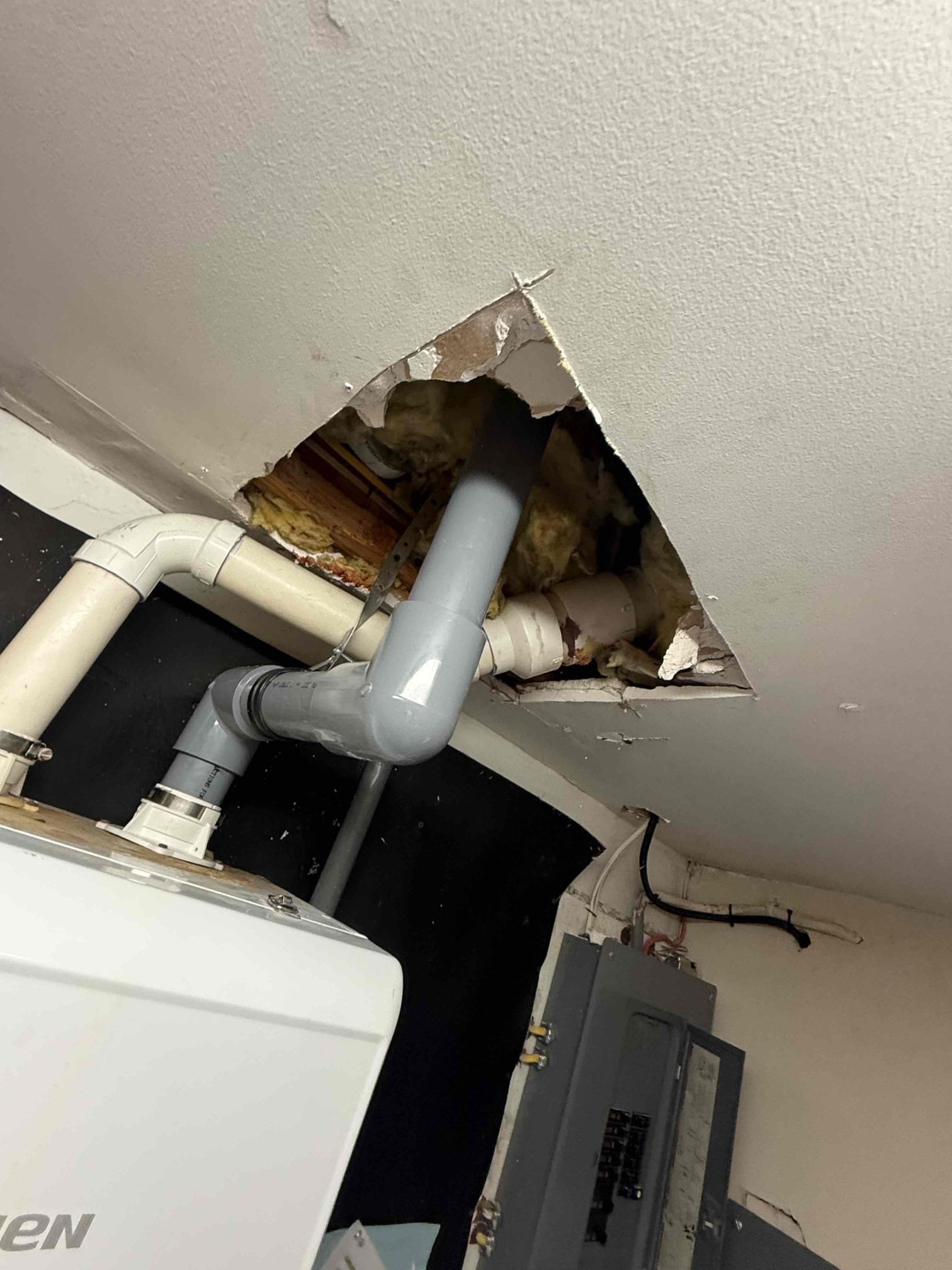 Arrived on site installed new circulator pump, wire harness, fuse, repiped exhaust and replace exhaust vent collar. Tested all work and customer now has hot water and heat. There appears to be no leaks or issues at this time.