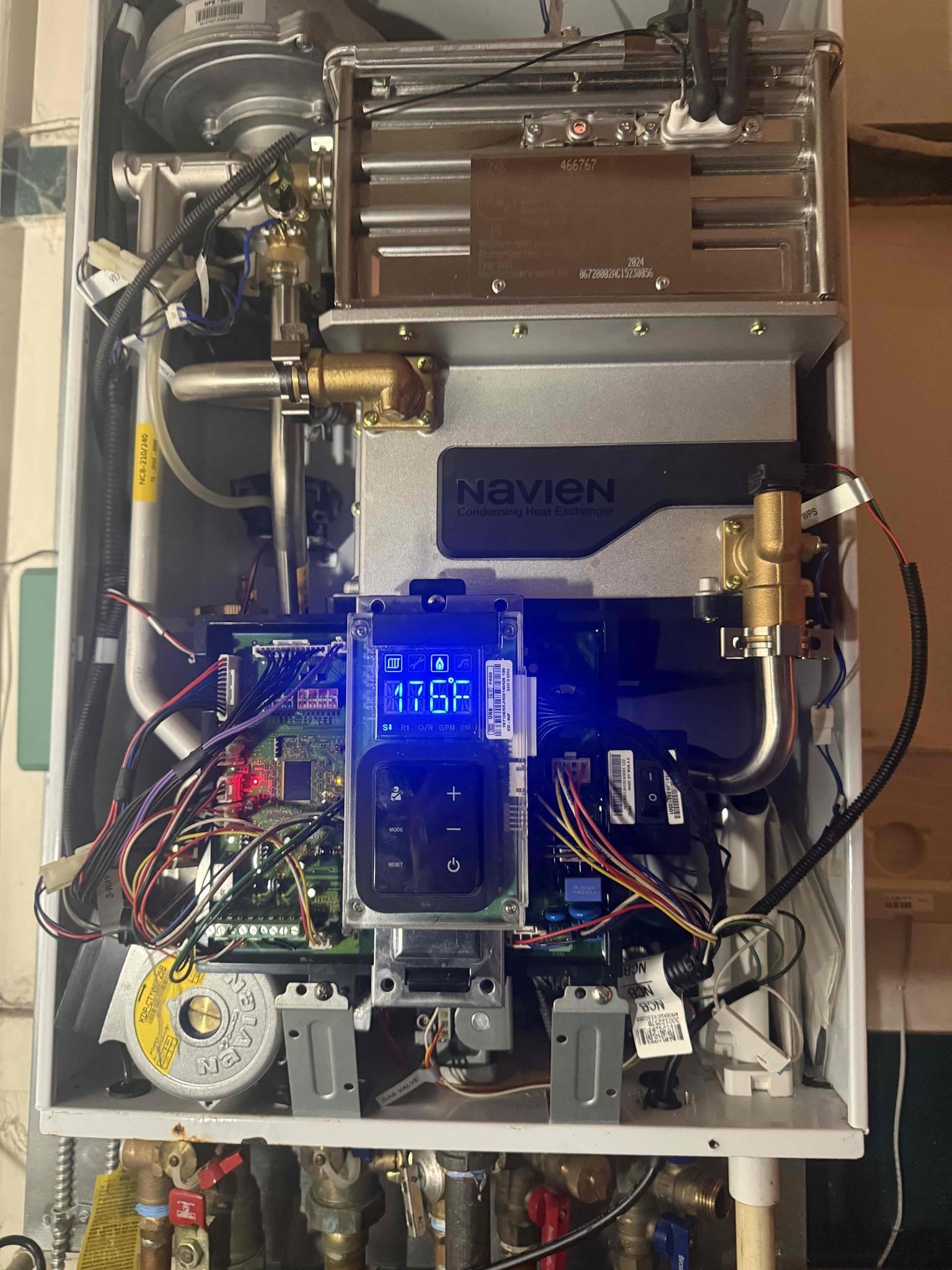 Arrived on site installed new heat exchanger tested all work and everything appears to be in working order and there appears to be no leaks at this time. Collected payment through service finance. 