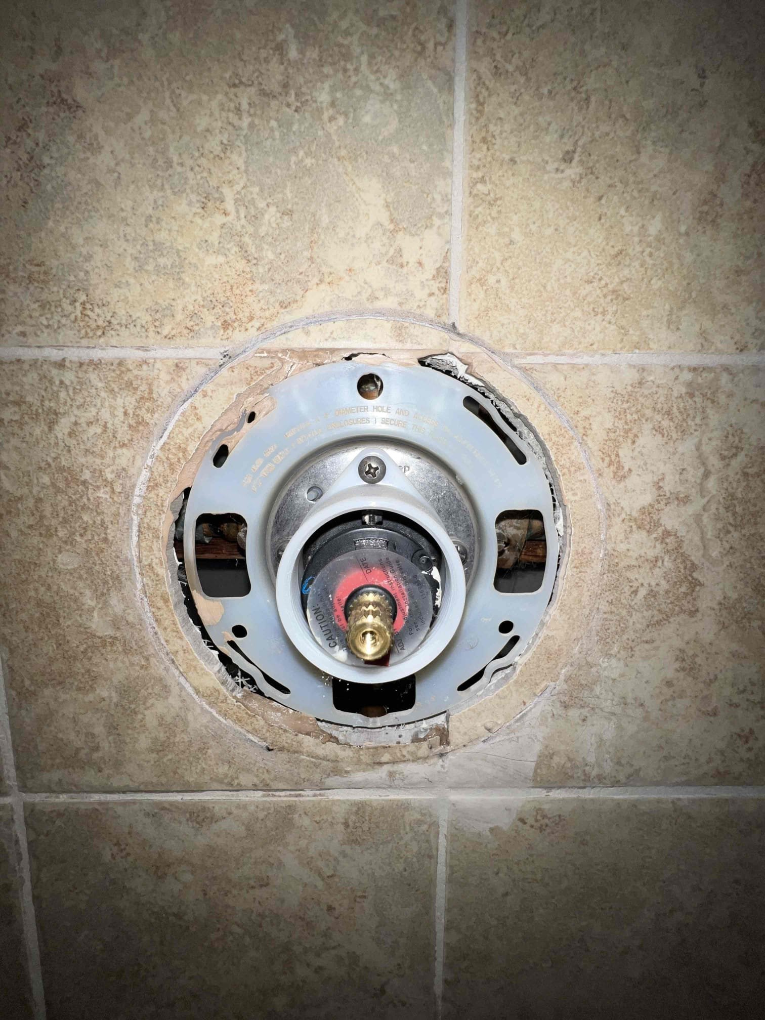 Arrived on site replace hose spigot and Kohler shower cartridge. Replaced hose spigot with a vacuum breaker attached to it and cut hole inside of home to pipe it in. Replaced Kohler shower cartridge and there is no longer a drip when not in use. Shower gets hot and cold water as it should.