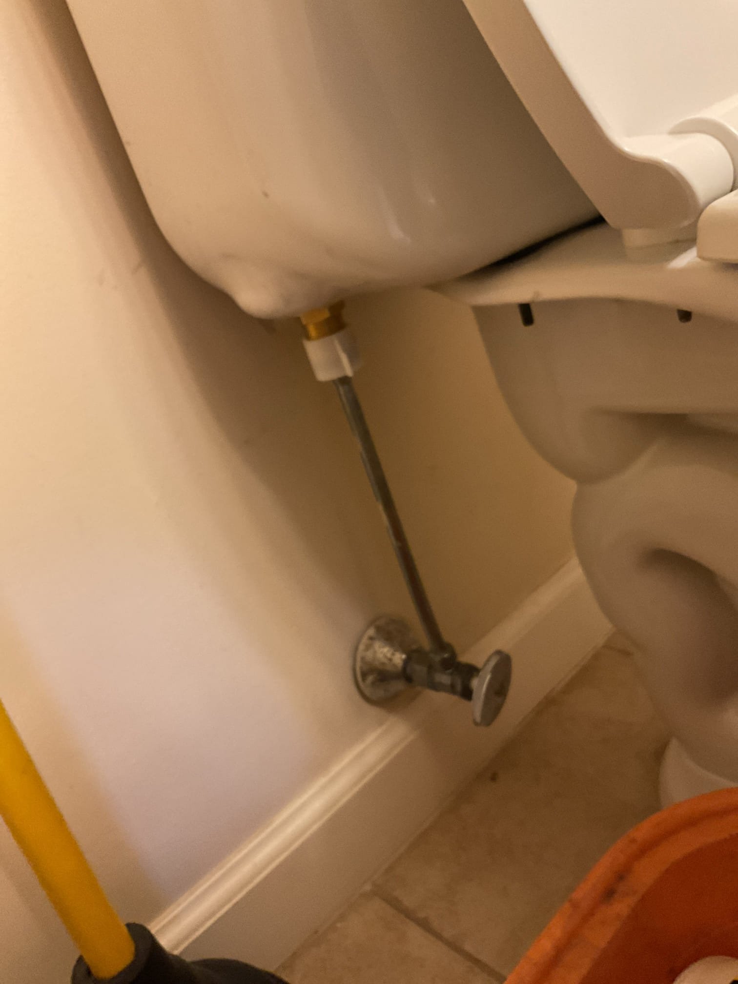 Arrived on site customer stated that the fill valve was making a whistling sound it’s appears that something had gotten lodged in the fill valve after shutting the water off as a courtesy replaced the fill valve. There appears to be residual water in the pan from initial install it was noticed the day after install and has not progressed since then wipe up water and left rag in pan to collect any residual water that may seep out the water is not hot so it does not appears to be the tank itself leaking. Told customer to keep an eye on it for the next week or two and check to see if it gets worse. If it is persistent we will replace the tank.