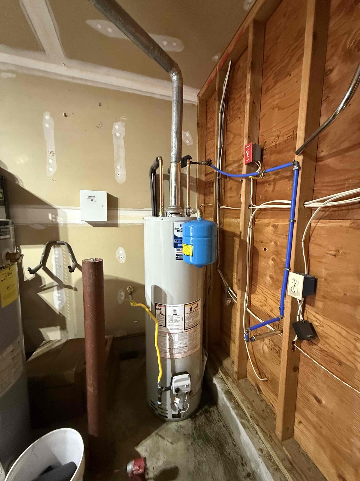 Arrived on site customer stated that their 15 year old water heater is leaking. Upon inspection found that the water heater will need to be replaced. Gave options on a 40 or 50 gal low Btu and customer would like to move forward with a 40. Installed new water heater brought up to code and tested all work and everything appears to be in working order and there appears to be no leaks at this time. Collected payment. Customer is responsible for scheduling inspection and paying permit fee.

34k 3” bvent 