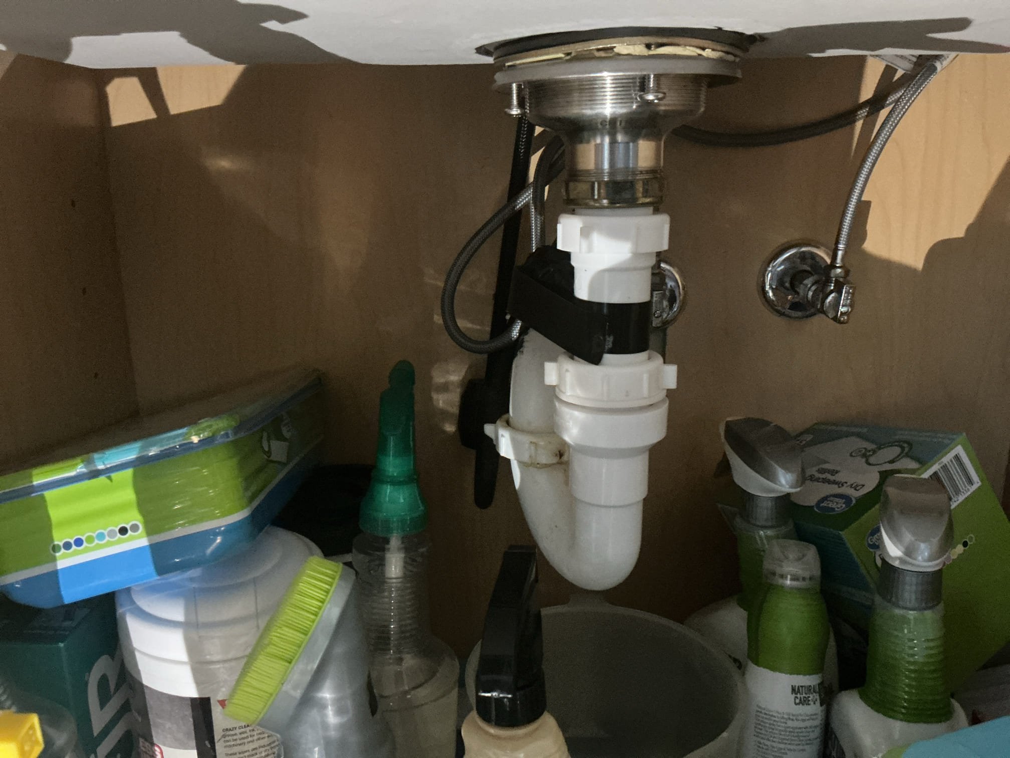 Hardness 4
PH 7.4
Chlorine .3ppm
Pressure 73psi

Annual plumbing inspection and boiler start up completed along with tanked flush at discounted rate.

Client has been a member for many years, throughout the years, many repairs have been made on the plumbing system that MyGuy Plumbing had did. After a very through inspection, I have only located two issues, first is the pop up assembly in the homes only bathroom has a broken lift rod, and replacement is needed to fix this issue, lastly, is there is a dishwasher tailpiece under the sink but no dishwasher in the home. Reason for this being an issue is that if the sewer line for the kitchen were to every get clogged and back up it will leak into the cabinet. Client is not on site at this time, will leave estimates to rectify the two issues I located during the inspection. 

Flushed tanked water heater.
Started up boiler as well.