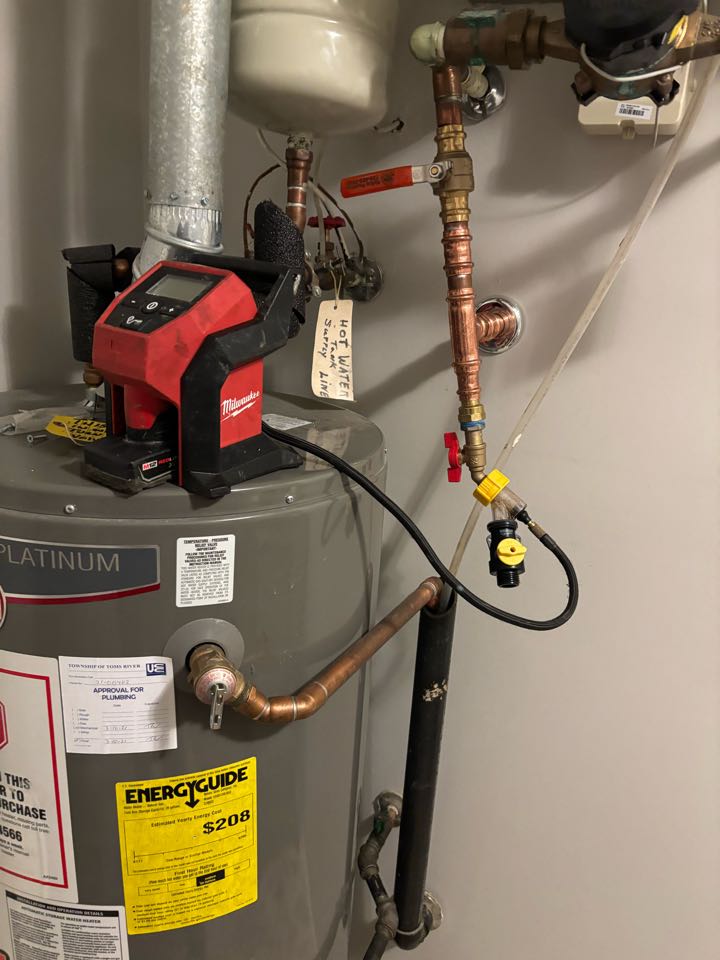 Installed new boiler drain for irrigation system. Toms River, NJ 08755
