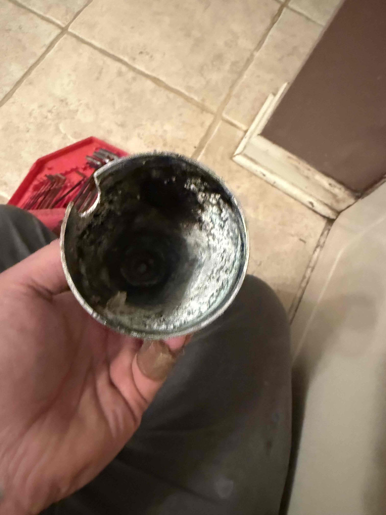 Arrived on site customer stated that they have a leaking tub spout. Upon inspection found that the threads for the tub spout had rotted out and the diverter on it was broken. Recommend replacement of the tub spout. Also found that there was a crack on the plastic housing for the shower head recommend replacement. Gave options and customer would like to move forward with replacement of both items, installed new shower head and tub spout. Tested all work and everything appears to be in working order and there appears to be no leaks at this time collected payment.

Customer also has a 3” vent coming off the water heater and ties into the furnace as well and it is not up to code and can cause issues with drafting. Recommend upgrading vent to 4” required by code. Gave options and customer would not like to move forward at this time.