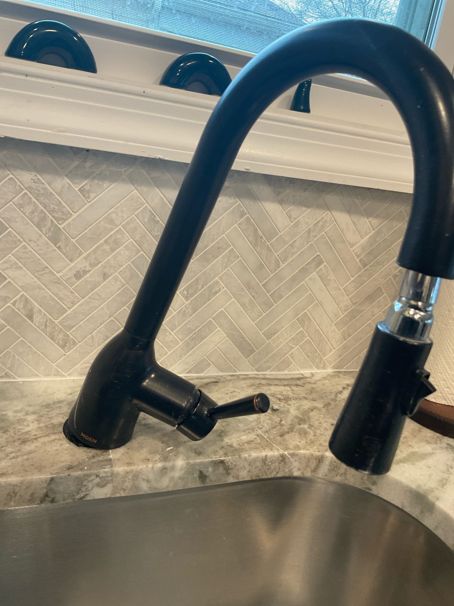 Arrived on site client stated they could not install their kitchen faucet. Kitchen sink and drainage was already hooked up when we arrived. Hooked up kitchen faucet and turned on valves underneath to test for leaks. Tightened all tubular nuts for the drainage as they were not tight when we arrived. Their are no leaks at this time. Customer husband hooked everything up himself said he wanted us to double check everything from the faucet to the tubular we checked everything for leaks under sink didn’t find anything 