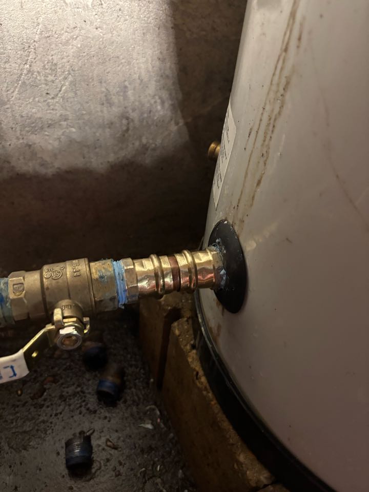 Repaired leak on fitting serving indirect hot water heater. Ocean Gate, NJ 08740 