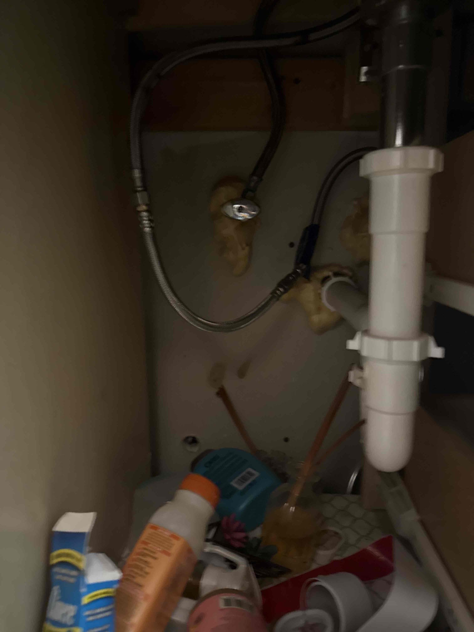 Customer stated that they had some issues that they would like rectified. Myguy plumbing wrote up estimates to get what we found rectified. For today customer would just like options emailed over to them. Myguy plumbing tightened up nut under kitchen sink as a courtesy THERE IS NO WARRANTY