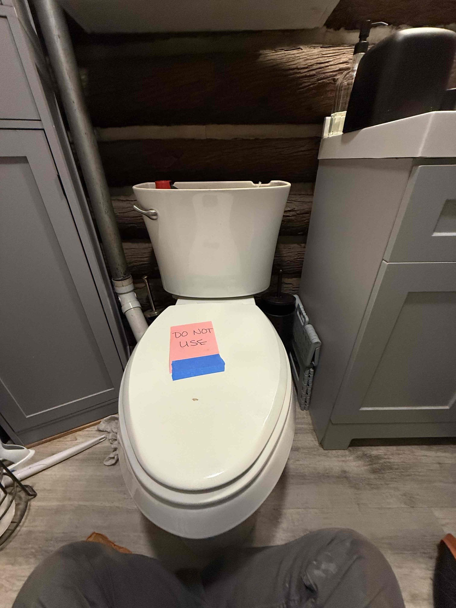 Arrived on site customer stated that they drop an air freshener down the toilet. Upon inspection found the toilet was clogged attempted to clear with auger did not work pulled toilet and removed by hand set toilet. Tested all work and everything appears to be in working order and there appears to be no leaks at this time. Collected payment.