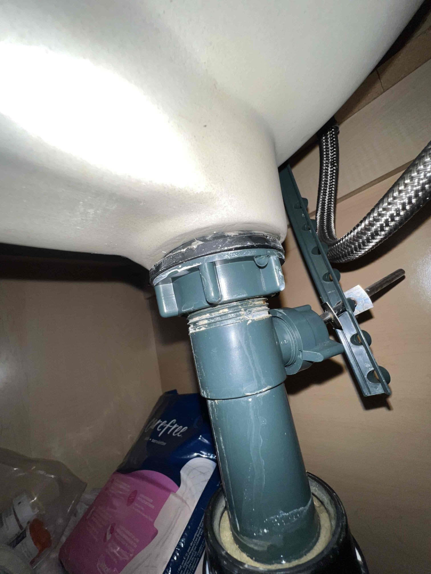 Arrived on site client stated their lav sink drain was leaking and the toilet was running. Upon inspection the lav sink pop up assembly was leaking and became loose. Left options for minor rebuild and to replace pop up assembly. Client does not want to move forward today.