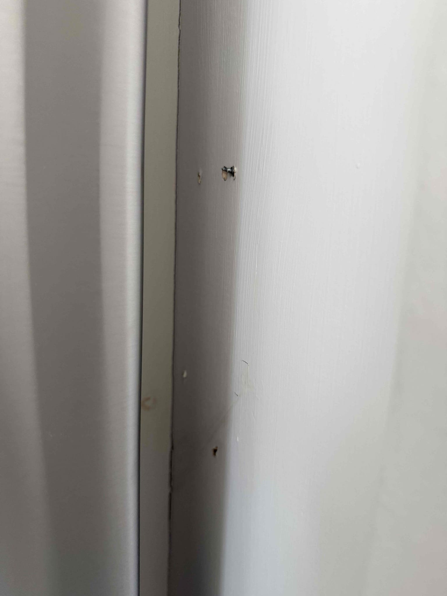 Customer stated that when we installed boiler, we accidentally sent screws through the other side of the wall. Myguy plumbing returned today to remove screws and install shorter ones, after work was completed everything is working As should no issues 