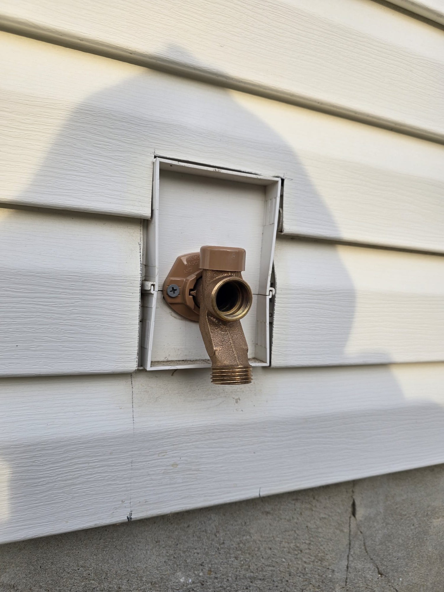 Arrived to the home,  customer has stated an active leak coming from somewhere in the basement from the hose Bibb, client has a motorized whole home water shut off valve and the home is currently off at this time. After a through evaluation I discovered that the sharkbite fitting the attached to the existing hose bib that has a cracked on it and has failed. I provided options for repairing and removing the damaged sharkbite fitting, or replacing the hose Bibb. The shut off valve was also attached to a sharkbite fitting too. Client would like to get rid of all the sharkbite fittings near and around the hose Bibb.

Turned water off to the home.
Drain the system of water.
Cut out and removed the broken sharkbite fitting and existing ball valve.
Supplied and installed new ball valve and hose Bibb.
Secured my connections and turned the home back on to check for leaks.
There are no leaks at this time.
Purged the system of air as well.

*Client understands that the warranty is voided if they 