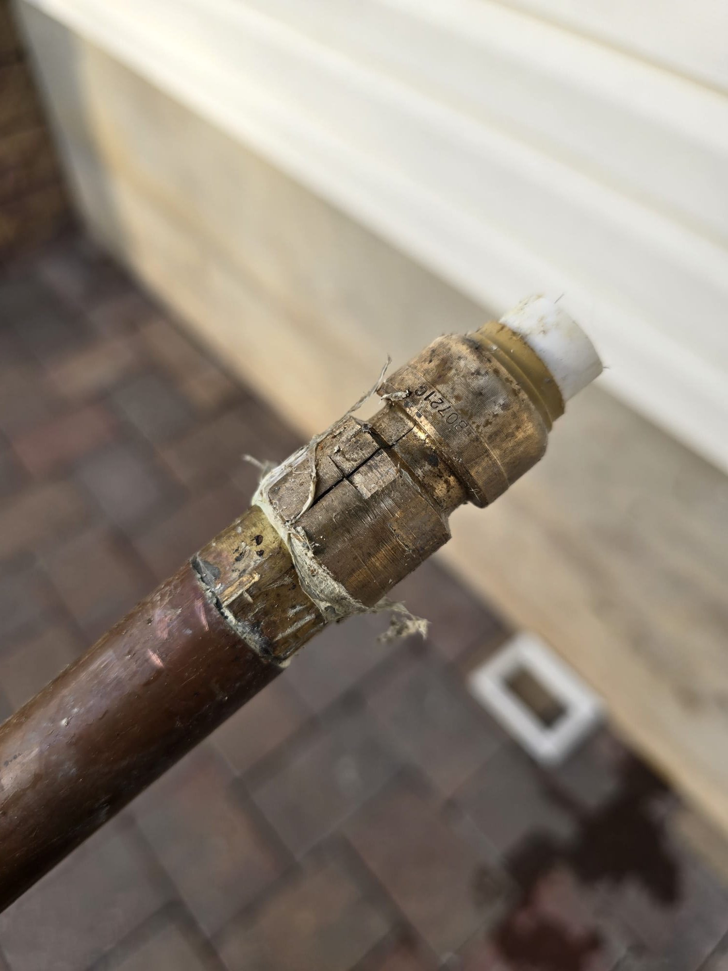 Arrived to the home,  customer has stated an active leak coming from somewhere in the basement from the hose Bibb, client has a motorized whole home water shut off valve and the home is currently off at this time. After a through evaluation I discovered that the sharkbite fitting the attached to the existing hose bib that has a cracked on it and has failed. I provided options for repairing and removing the damaged sharkbite fitting, or replacing the hose Bibb. The shut off valve was also attached to a sharkbite fitting too. Client would like to get rid of all the sharkbite fittings near and around the hose Bibb.

Turned water off to the home.
Drain the system of water.
Cut out and removed the broken sharkbite fitting and existing ball valve.
Supplied and installed new ball valve and hose Bibb.
Secured my connections and turned the home back on to check for leaks.
There are no leaks at this time.
Purged the system of air as well.

*Client understands that the warranty is voided if they 