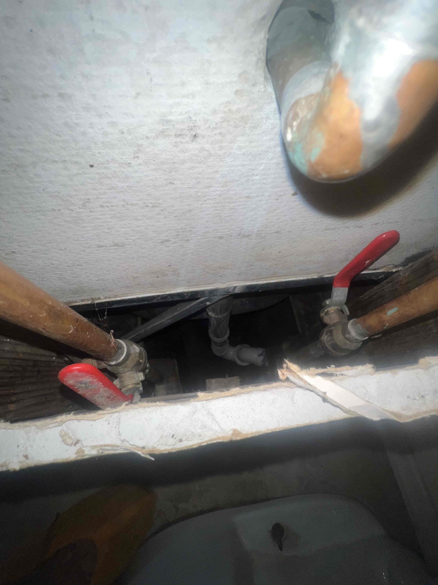 Arrived on site client stated her tub would back up when using the kitchen. Upon inspection in the home I found that the client needs a minor rebuild on the toilet, the shower diverter doesn’t have an insert for the tub spout, the main shutoff valve is a sharkbite ball valve and she needs a new sink with new drainage underneath the sink. Gave options for all and client stated her biggest concern for today was to unclog the tub so she could use her kitchen sink and shower again. Today I unclogged the tub through the kitchen sink and replaced both hot and cold valves for the kitchen sink along with new faucet supplies and studor vent as courtesy. Turned water back on and tested for leaks. There are no leaks and the tub no longer backs up when using the kitchen sink.