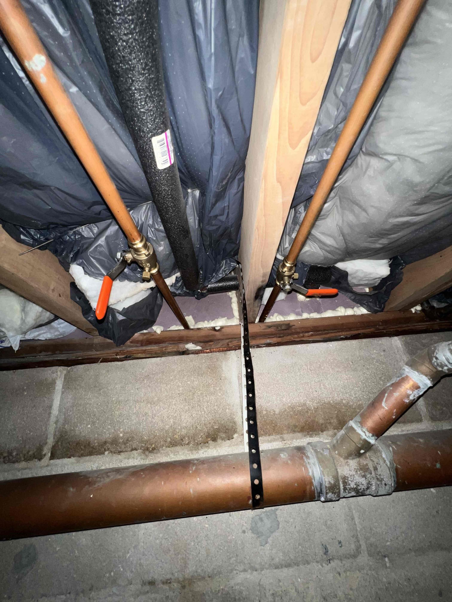 Arrived on site to winterize outdoor shower. Went in the crawlspace and turned off both valves for outdoor shower. Opened boilers drains, removed shower head and removed drain plug. Hooked up compressor to ensure there was no more water left in the shower.