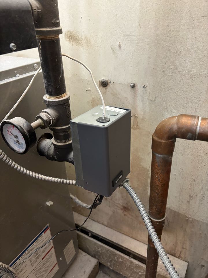 Replaced aquastat serving cast-iron boiler. Toms River, NJ 08753