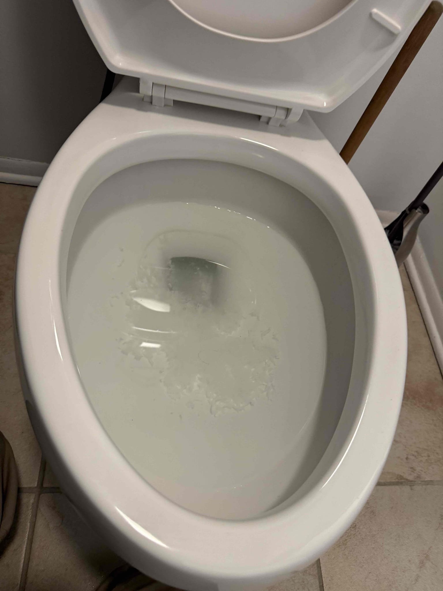 Customer stated that they had a clogged toilet, after inspecting we found that only the toilet is clogged. We ran the shower and the fsucet to ensure there was no main line back up. Myguy plumbing presented the options to the customer, for today customer would like to join membership and auger toilet. After myguy plumbing augured toilet, myguy plumbing flushed toilet multiple times and everything is working as should.