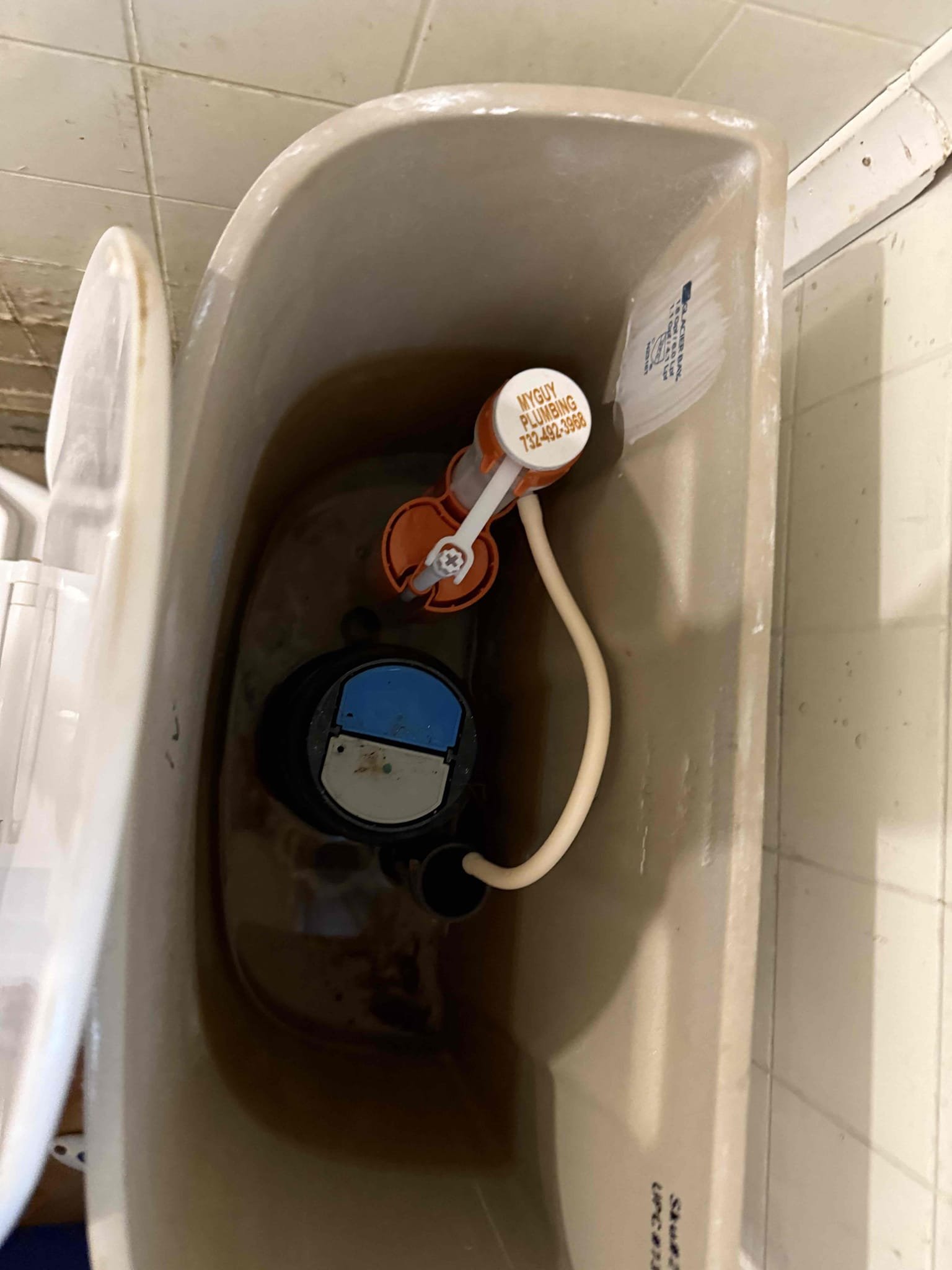 Customer stated that toilet was no flushing properly. After inspecting we found that the fill valve was not function properly, myguy plumbing gave customer options to replace, or rebuild toilet. For today customer would just like to rebuild toilet. Myguy plumbing replaced fill valve and supply line. Please note that there is no warranty on any other parts in the toilet except the fill valve and supply line, after all work was completed. Myguy plumbing tested for leaks. No leaks were found everything is working as should.