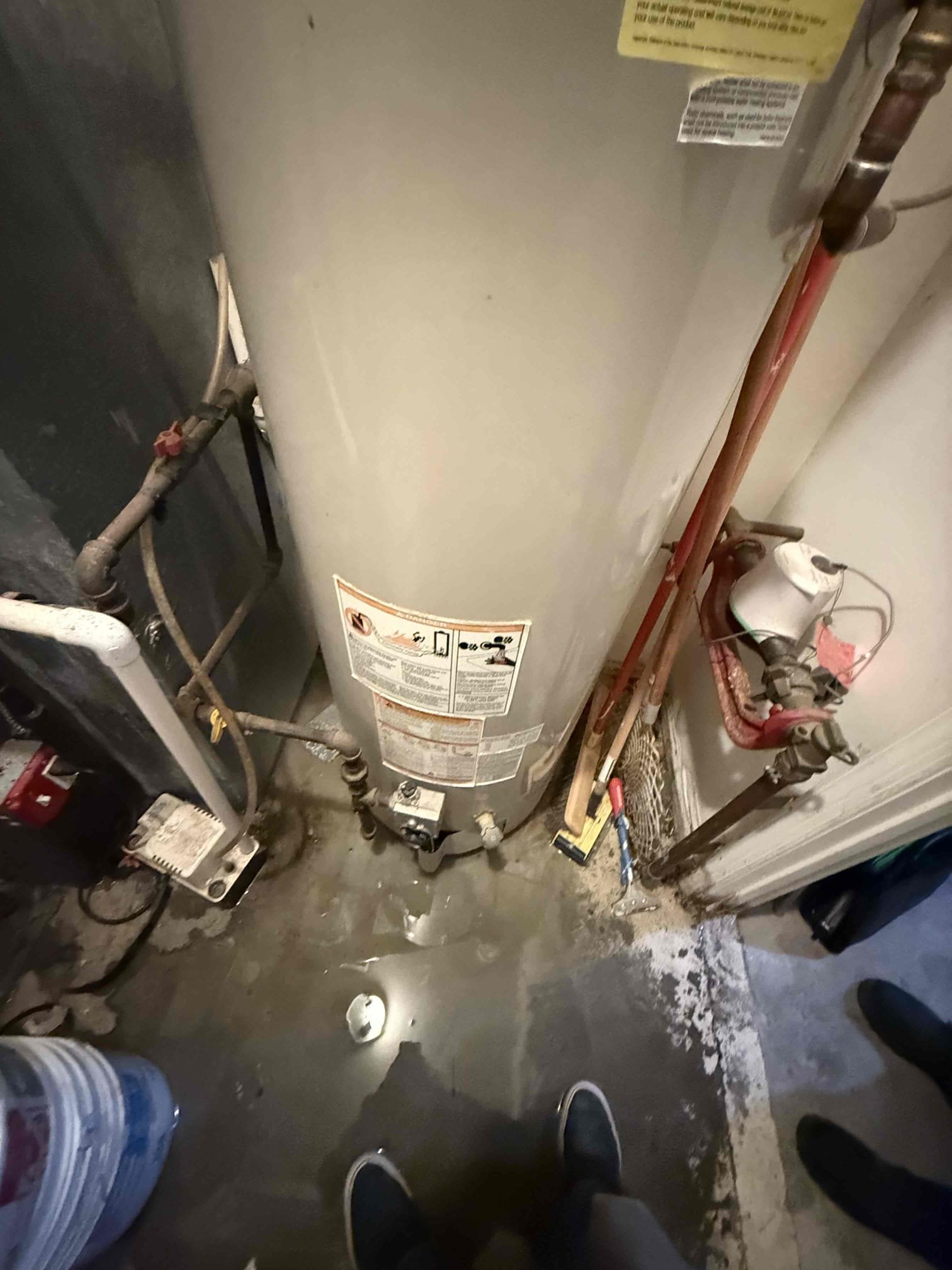 Arrived on site customer stated that they had a leaking water heater. Gave options and customer stated that they had other quotes that were cheaper and want to move forward with them. Collected payment.
