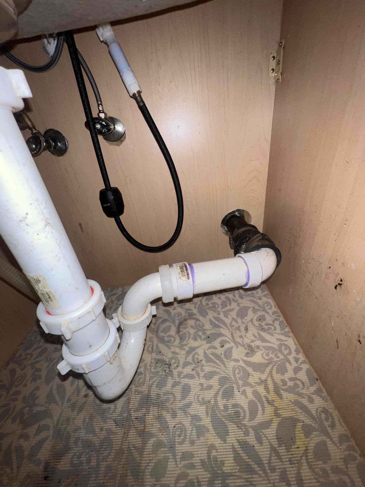 Arrived on site client stated their kitchen sink was backing up. Upon arrival we noticed the water was at a complete stop and not draining at all. Left options to remove fernco and repipe the small section of pvc but client would like to just hydro jet for today. Snaked and hydro jetted the kitchen sink multiple times and when done we tested with hot water. Filled and dumped the sink with hot water multiple times and the kitchen sink is now draining as it should. 