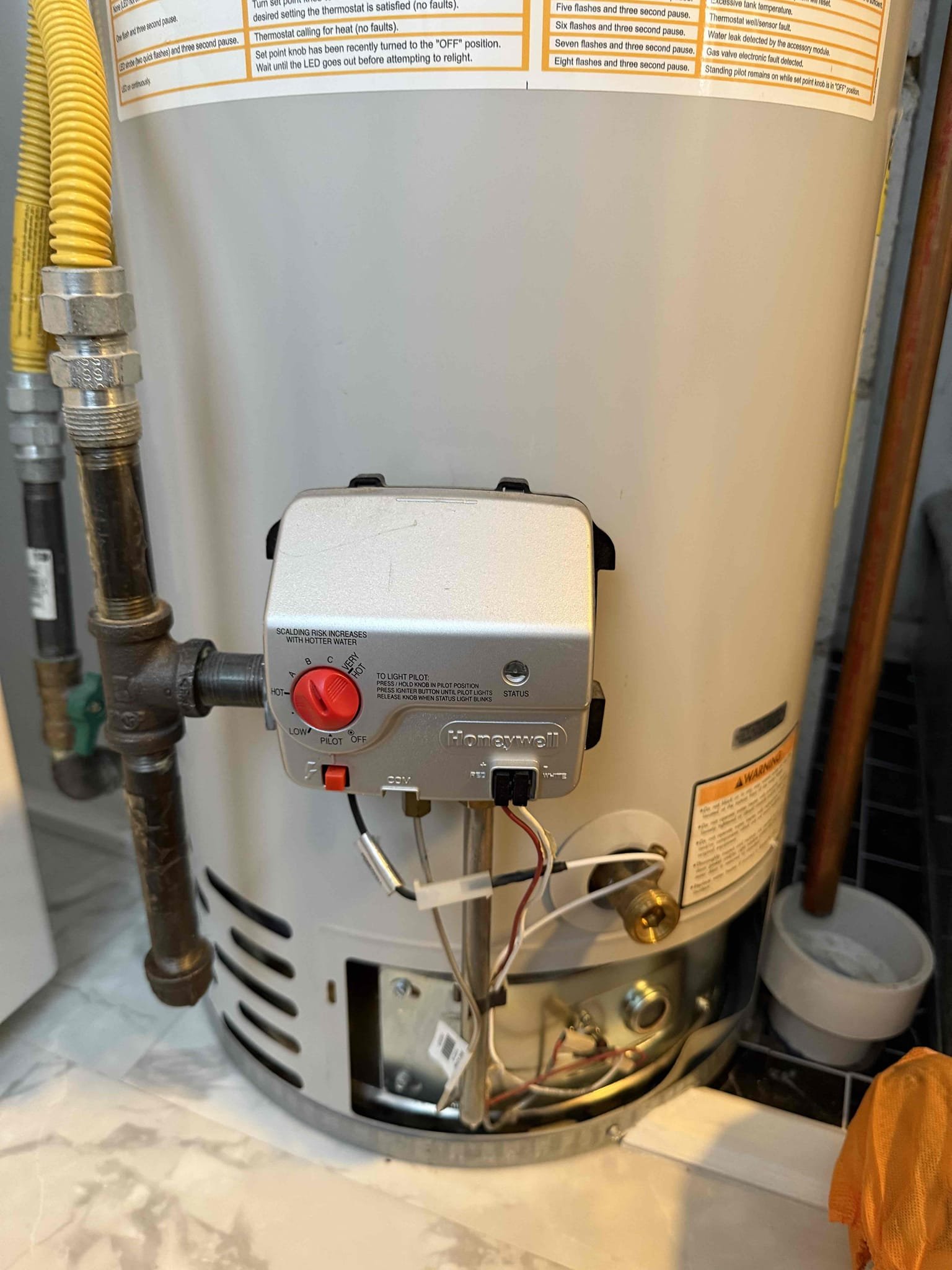 Arrived on site customer stated that they had no hot water. After inspecting customer has a 15 year old water heater. After inspecting myguy plumbing gave customer options to replace water Heater, customer will contact myguy plumbing when they decide if they would like to move forward. For today visual diagnostic was collected 