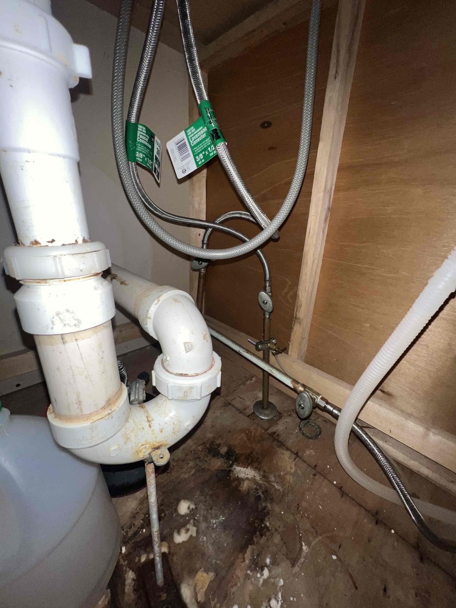 Arrived on site client stated their ice maker line was leaking. Upon inspection I noticed client had a saddle valve for the icemaker line and plastic tubing for the water. Gave estimates to replace valve and water line. Will return at a later date to complete work.