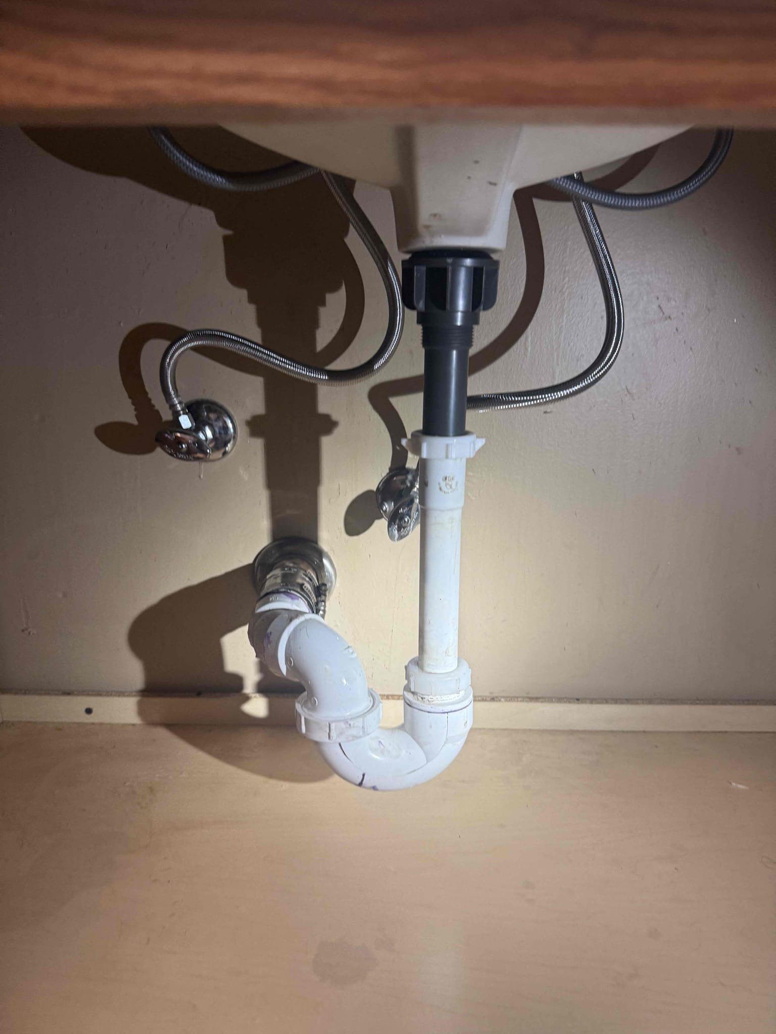 Arrived on site customer stated that they tried to install their widespread lav faucet but it kept leaking. After inspecting we found multiple leaks on the faucet and the pop up assembly. Myguy plumbing gave customer options for a faucet supplied by us, or to re install the faucet the customer has now. Customer would like to move forward with customer supplied option. After all work was competed myguy plumbing tested for leaks, at this time there appears to be no leaks found everything is working as should. Please note that there is NO WARRANTY on customer supplied products.  