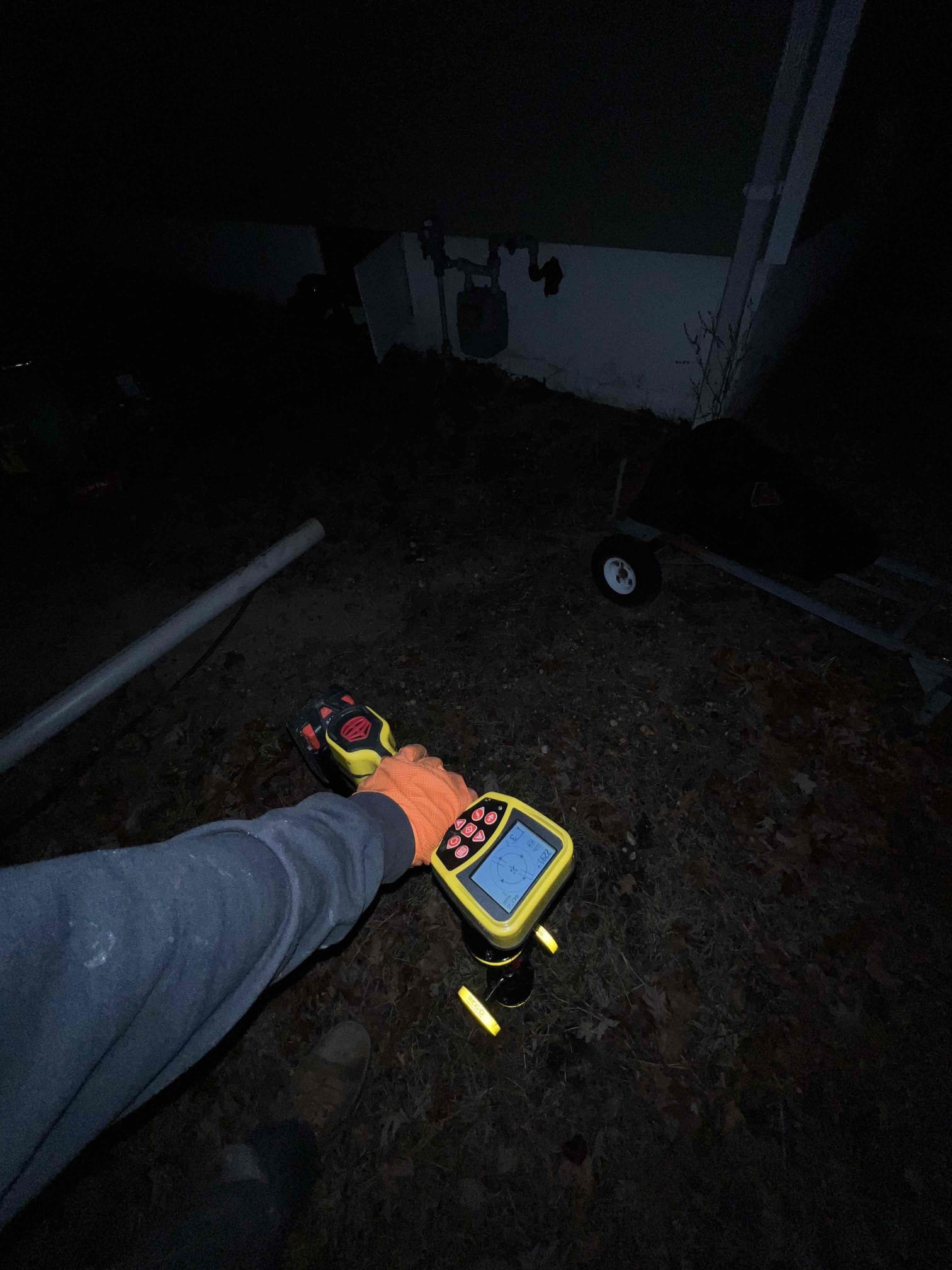 Arrived on site client stated that his home is backing up again. Clients only cleanout was in the crawlspace. After snaking we found a root penetration in the line. Cleared the line and multiple objects that were getting caught on the roots. The spot that needs to be dug up is only 3ft deep and in the backyard. Left estimates to dig it up and add a two way cleanout.