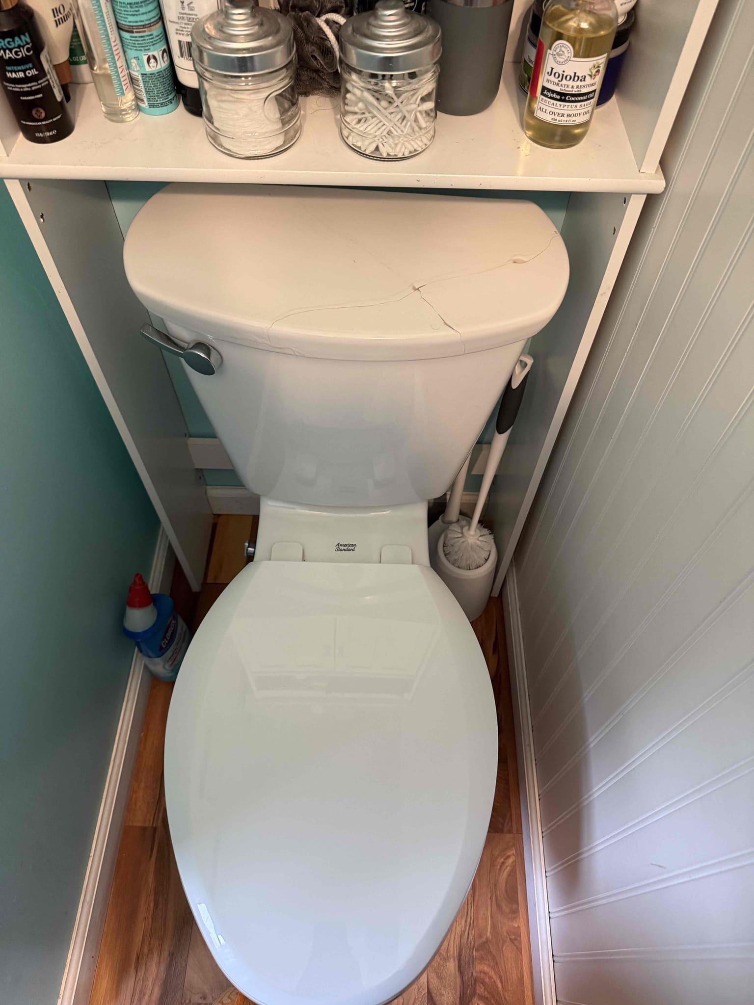 Arrived on site customer stated that they had a leak in their crawlspace. After inspecting we found that the toilet we installed a year and one month ago was leaking around the base. Even though the customer is out of warranty as a ONE TIME COURTESY, myguy plumbing will pull and reset the toilet. After pulling the toilet and inspecting the flange, myguy plumbing installed a new wax ring Johnny bolts and supply line. Before caulking the toilet. We flushed the toilet multiple times to ensure that there was no more leak. At this time there are no leaks present, myguy caulked the toilet base and everything is working as should