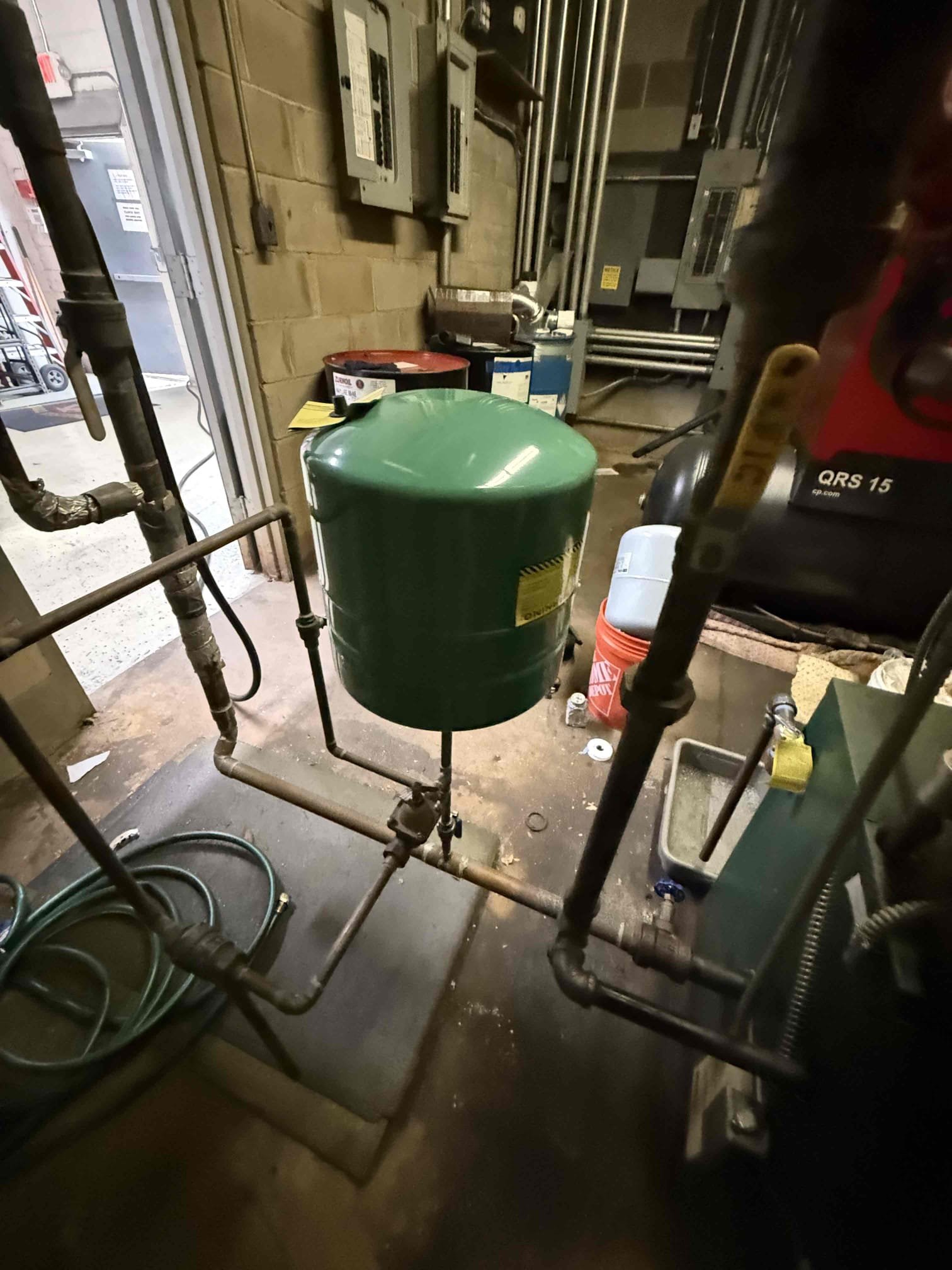 Arrived on site customer stated that they have a leaking relief valve and one zone seems to not be producing heat properly. Upon inspection found signs that the expansion tank had failed in result the relief valve began to leak. Recommend replacement of both safety features on the boiler. It appears the smaller 3/4” zone is not producing heat and the circulator pump is extremely hot indicating that it may be air bound. Recommend purging both zones to remove air before performing any further diagnostics. Replaced expansion tank, relief valve, and purged both zones. Tested work and everything appears to be in working order and there appears to be no leaks at this time. Payment will be collected over the phone. Office gave permission.