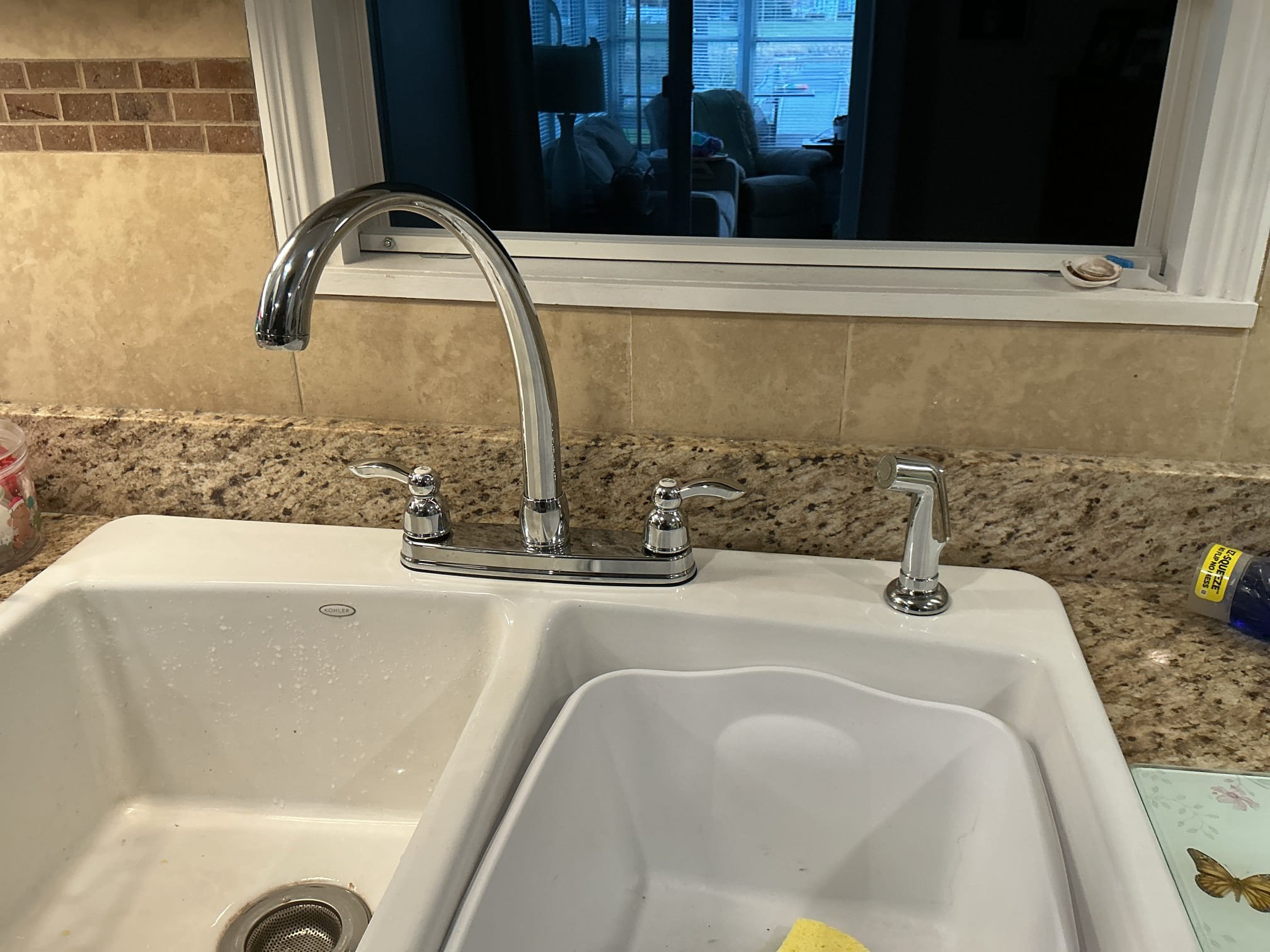 Arrived to the home, customer has a broken kitchen faucet they would like replaced. After exploring the plumbing throughout the home, client advised me that the existing Moen showerhead does not work properly and would like quote to replace the shower head too. I provided options and client would like to go through with replacement of the fixtures.

Disconnected and removed existing showerhead from the home.
Supplied and installed new Moen magnetic showerhead.
Secured the showerhead to the shower arm and tighten the connection.
Turned shower on to check for leaks.
There are now leaks at this time.

Disconnected and removed existing kitchen faucet from the home.
Supplied and installed now high arc WB kitchen faucet for the client.
Supplied and installed new supply lines as well.
Secured my connections and turned the water on to check for leaks.
There are no leaks at this time.

*Adjusted pop up assembly for the customer as a one time curtesy.
*Customer would like a quote to installed a 