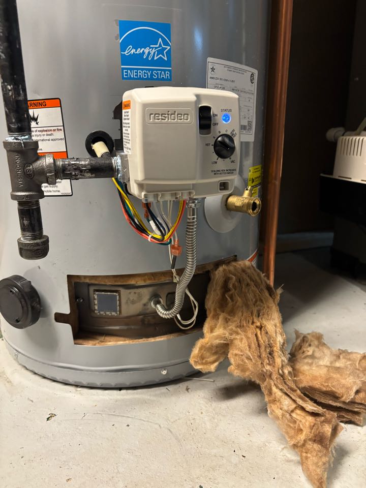 Replaced gas valve on power vent water heater. Toms River, NJ 08755