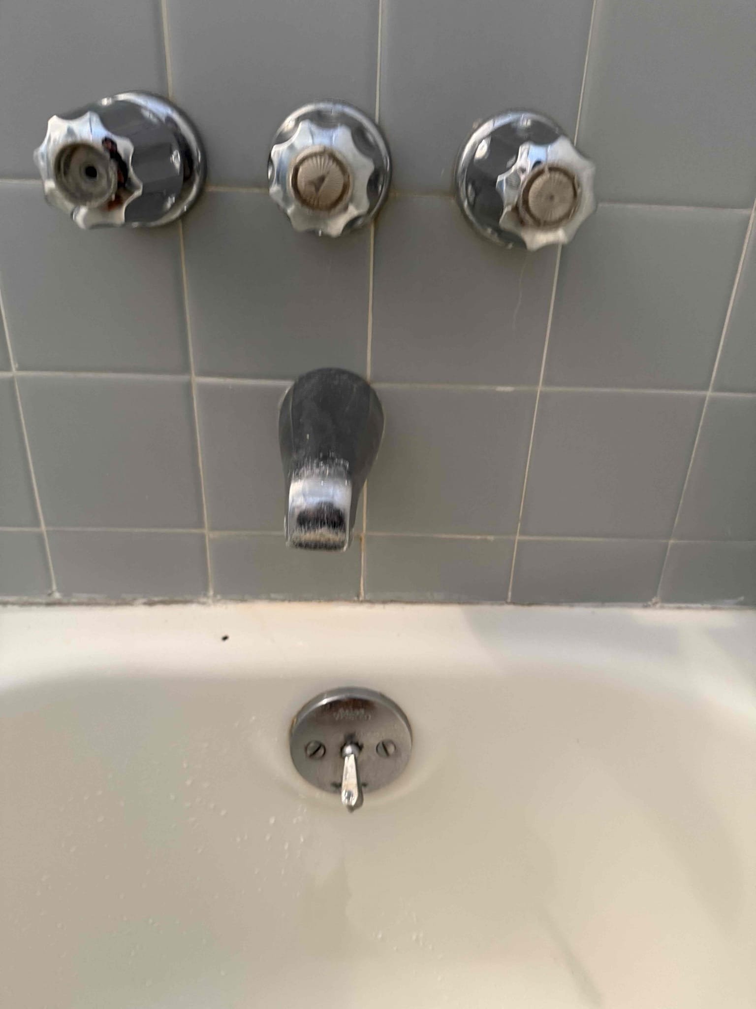 Arrived on site customer stated that water was dripping out of their tub spout. After inspecting, we found that customer has a three handle price fister shower valve, customer would like to move forward with work, we will be returning later today to complete work
