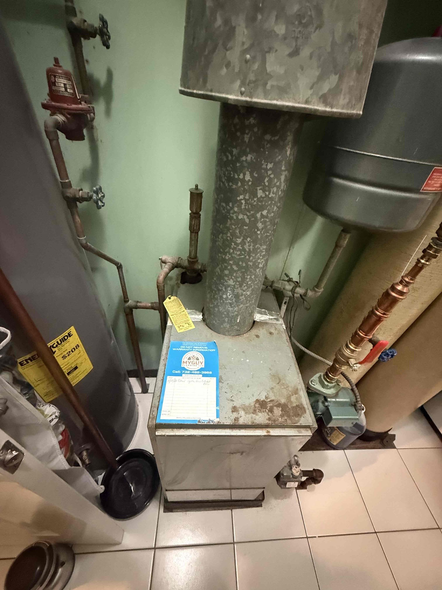 Arrived on site customer stated that they are looking to get a new boiler/combi and they have a dripping faucet. Upon inspection found that the faucet is not actively dripping and it is approximately a year old. Gave options on repairs vs replacement for the faucet. Also discussed replacement options on the boiler and customer stated they had gotten quoted approximately half of what we charge and we are just too far off to even match the price. Left estimates with customer.