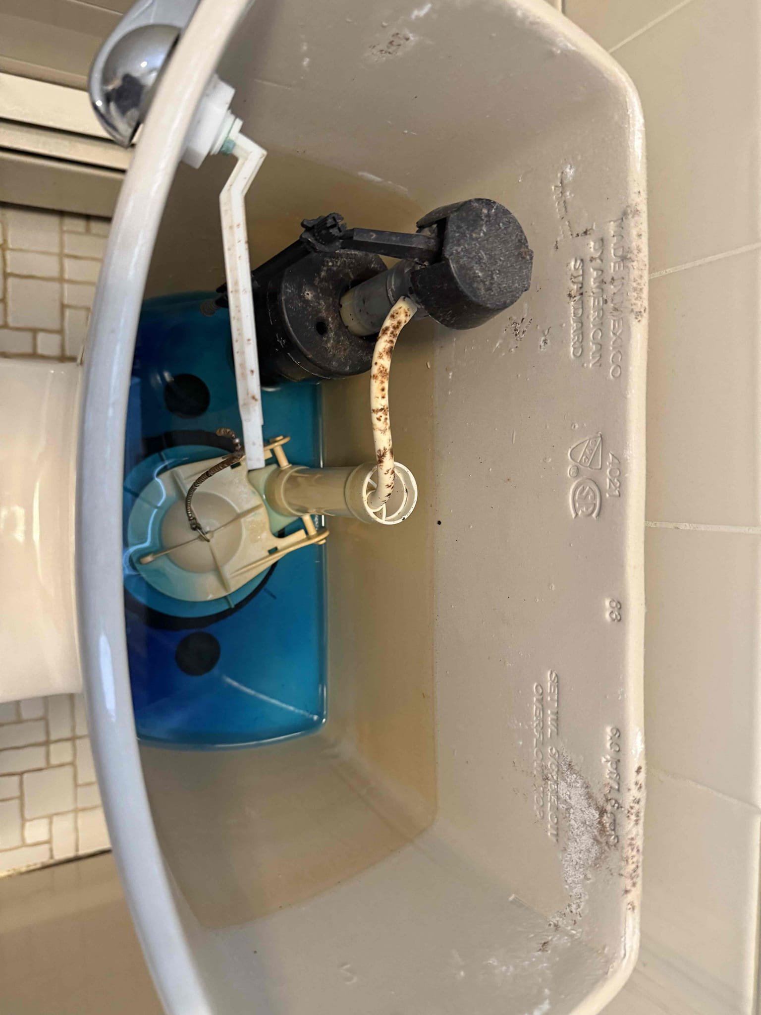 Customer stated that their toilet was running. After inspecting we found that the toilet takes a very long time to fill up also the flapper has gone bad. Customer did not want options for a new toilet, MyGuy plumbing gave customer options to perform a minor rebuild, or a partial rebuild, for today customer would like to move forward  with a partial rebuild, after all work was completed myguy plumbing turned the water back on to the tome and tested for leaks, at this time there are no leaks found everything is working as should.