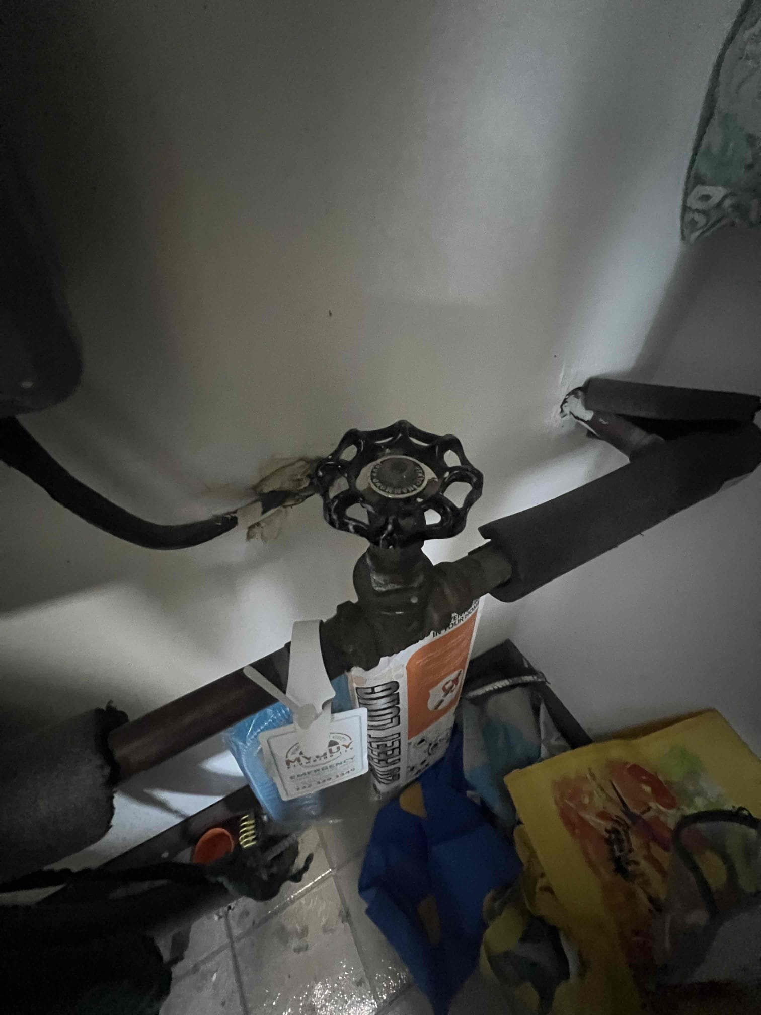 Arrived on site client stated she would like for us to replace her main water shutoff valve with quarter turn ball valve. She also mentioned she is getting a new fridge soon and would like for us to replace her icemaker valve that is located above the water heater. We will returning another day to perform work.