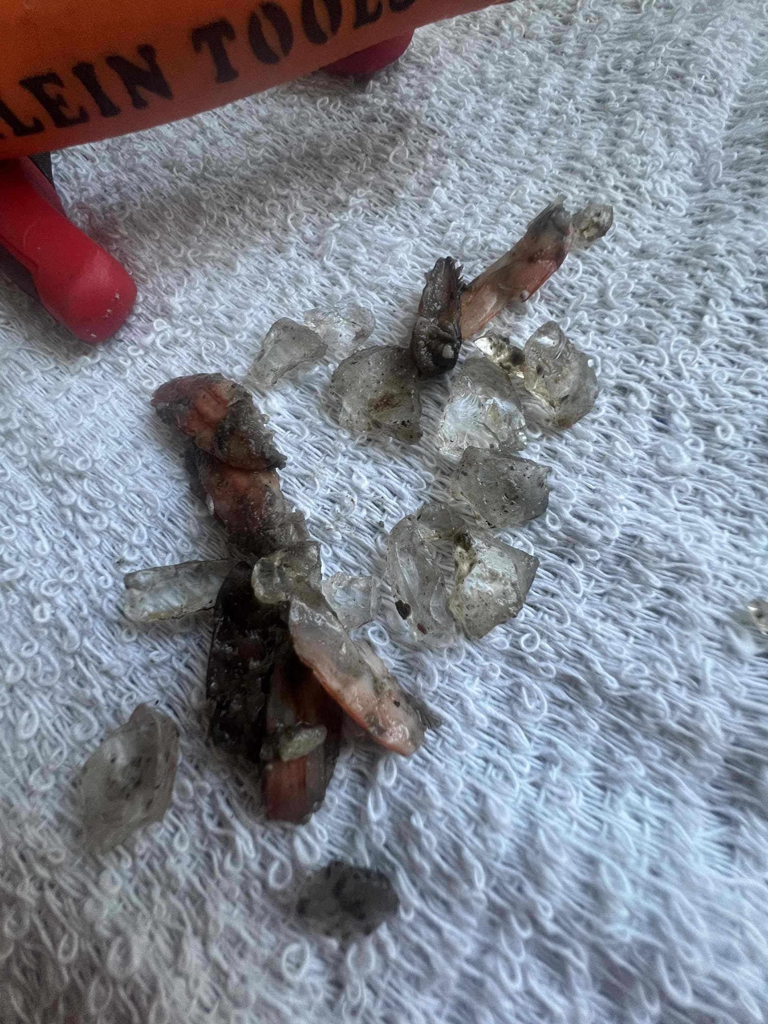 Arrived on site client stated her garbage disposal wasn’t working and was just humming. When turning on the disposal it worked but we heard something in the disposal. Client stated she dropped a shot glass in the disposal. Removed a few pieces from the disposal and it is now working as it should.