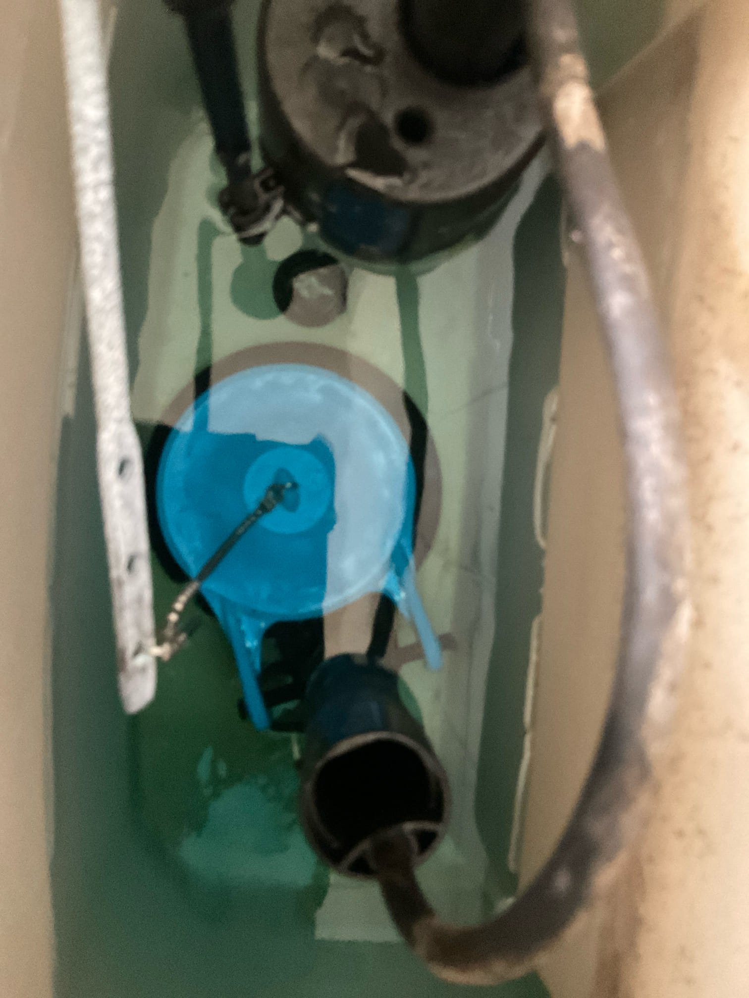 Arrived on site client state her toilet was running sometimes when not in use. Replaced the flapper with a blue Gerber 3” flapper. Toilet is working as it should.