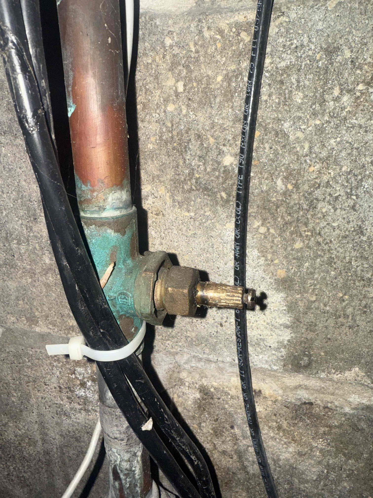 Replace silcock and membership (add on ball valve)
Arrived to home for freeze break on silcock installed previously by us. Customer left hose on which caused it to free and pop off. Today MyGuy cut out and replaced silcock and did the shut off as courtesy. When I went to gravity drain , old gate valve inside was not holding. Gave option to replace but main shut off valves are same age and not holding. Snow is cover on street and could not find it at this time. There are no leaks on work today and silcock is gravity drained after using channel locks on valve on inside. Customer is aware there are no warranty on the draining of outdoor silcock. 
We will be coming back after water company comes to locate curb stop to replace 2 main shut off valves and the valve on inside for silcock.