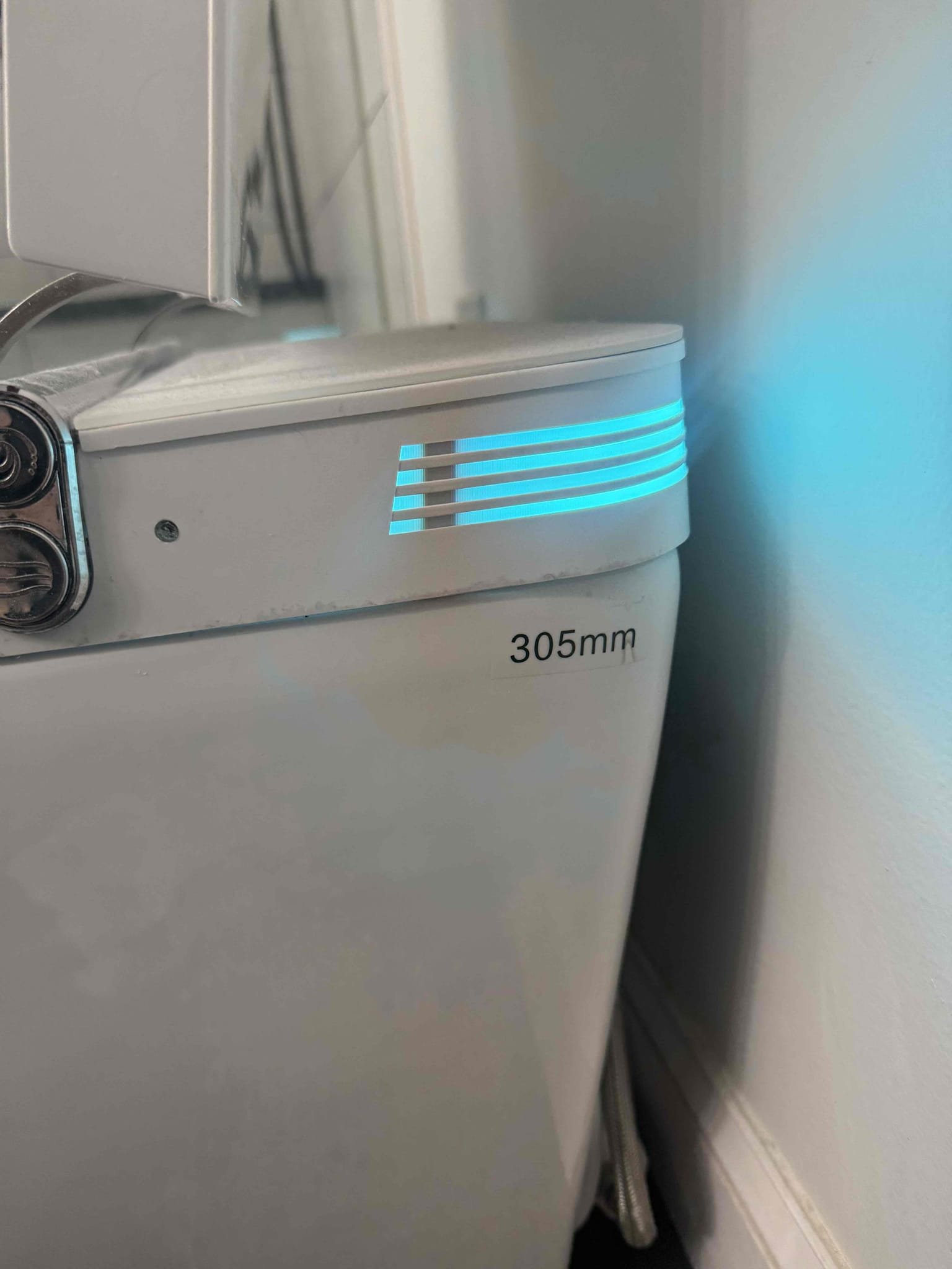 Arrived to home for leaking toilet. Upon inspection found electric toilet seems to be leaking from the base when flushed. Toilet is skirted and no brand markings on it. Gave option to pull and reset skirted toilet as well as option to replace toilet with traditional toilet. Collected 59 and will credit if called back.