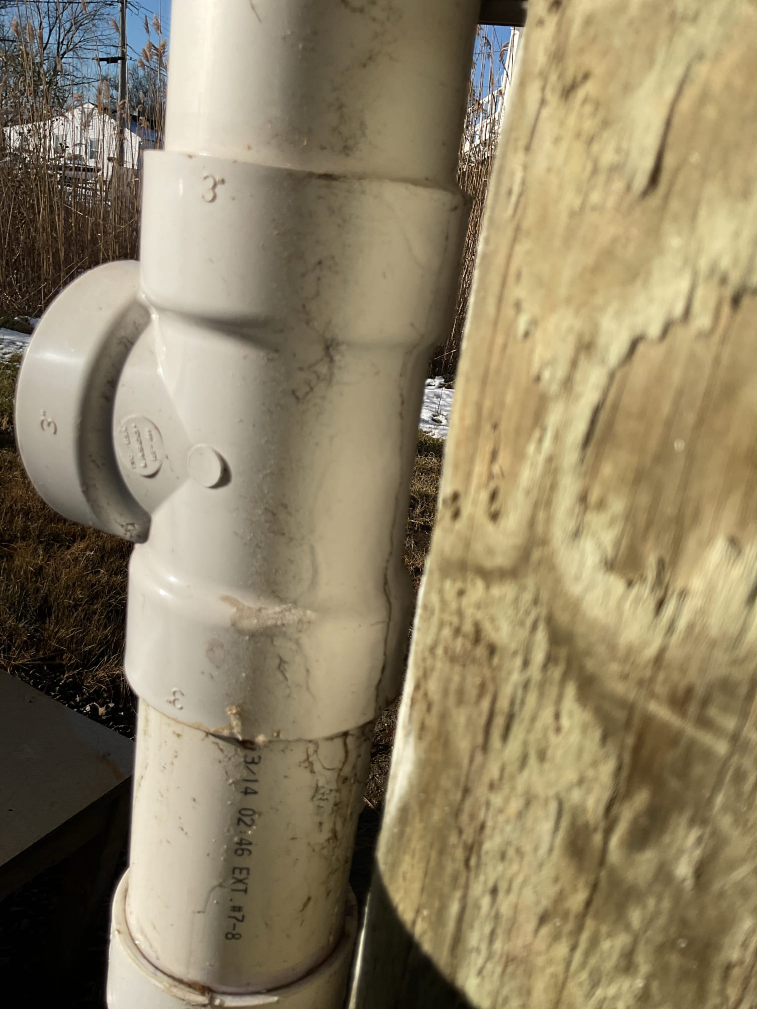 Arrived on site customer stated that they have a cracked sewer main. Upon inspection found that it froze and broke and is leaking sewage. Gave options on repairs and customer would like to call someone else before making a decision. Collected visual diagnostic fee and will credit towards any work quoted today.