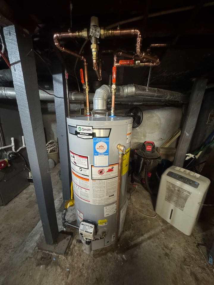Replaced water heater and toilet in Allentown
