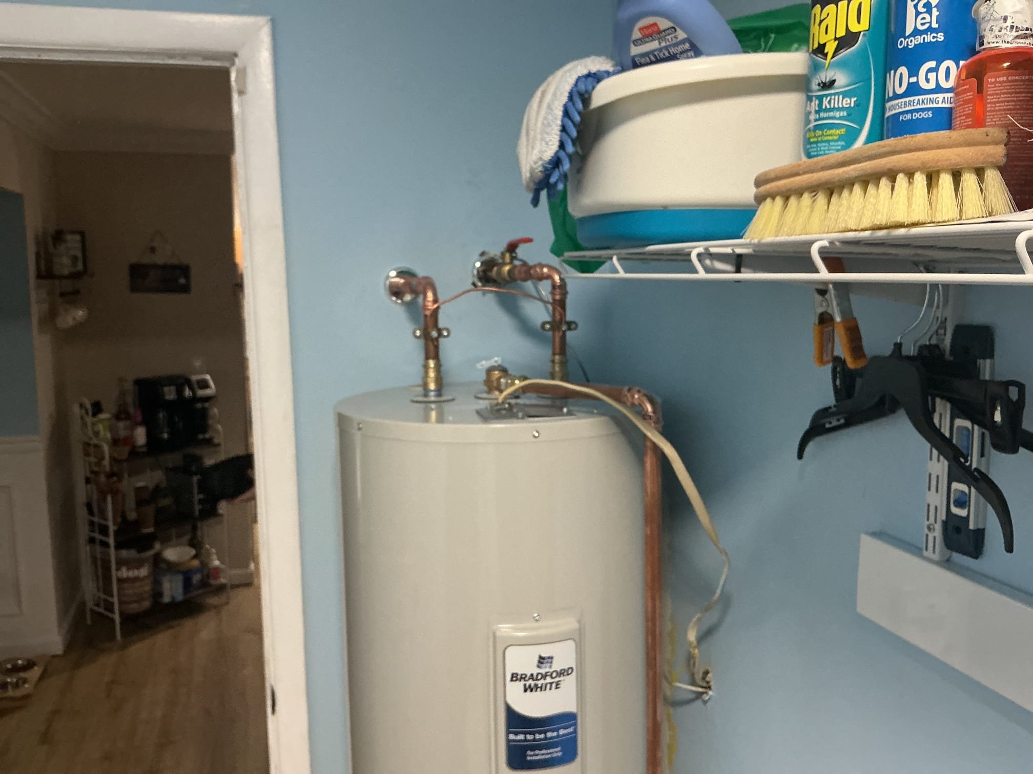 *Oldest Water Heater Contest Winner*

Supplied and installed brand new 50gallon electric water heater.
Drained and removed existing water heater from the home.
Supplied and installed new bonding kit, ball valve, copper pipe and fittings.
Secured all my connections and turned the system on to check for leaks.
There are no leaks at this time.
Heavily purged the system of air.
Made up electrical components.
Turned electric on to appliance.

*The electrical needs to be brought up to code with a quick disconnect box installed. 
*MyGuy Plumbing will be covering all permit fees for client as well.
*Registered water heater for client.
