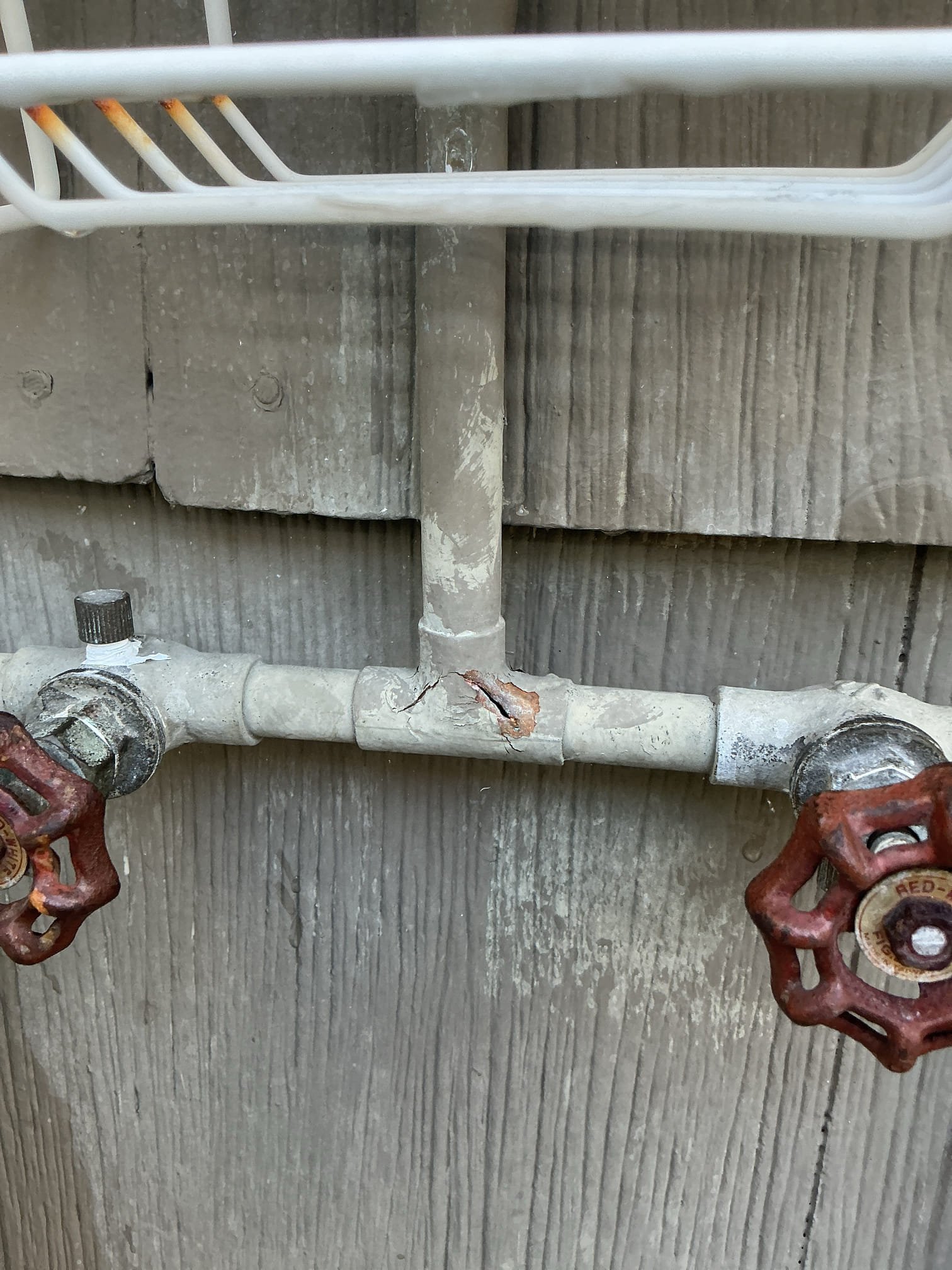 Supplied and installed brand new outdoor rinse station.
Disconnected and removed existing station from the home.
Supplied and installed new copper piping, copper fittings, and blow off valves for winterization.
Secured all connections and secured rinse station to the home.

*I purposely did not introduce water to the system since it is very cold outside, client is aware that when they turn the system on in the spring, if there are any leaks to give us a call under warranty.