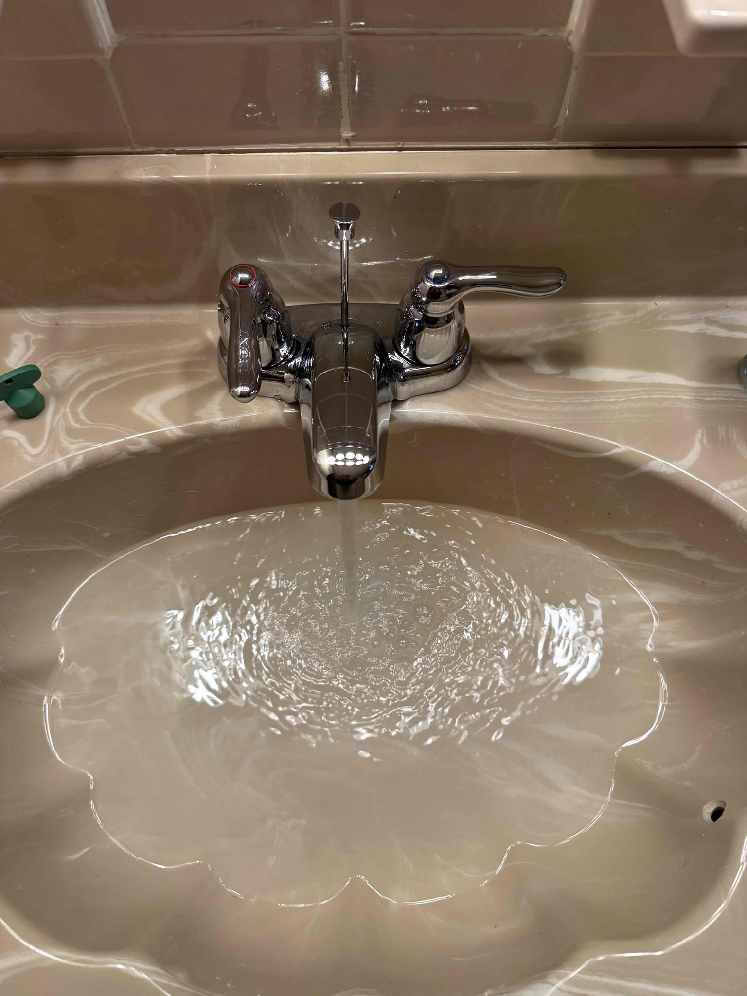 Arrived on site customer stated that there lav faucet was leaking and they would like both hose spickets replaced. After all work was completed MyGuy plumbing tested the faucet for any leaks. At this time there are no leaks found, everything is working as should. MyGuy plumbing will return wensday  to install new hose spickets with shutoff valves.