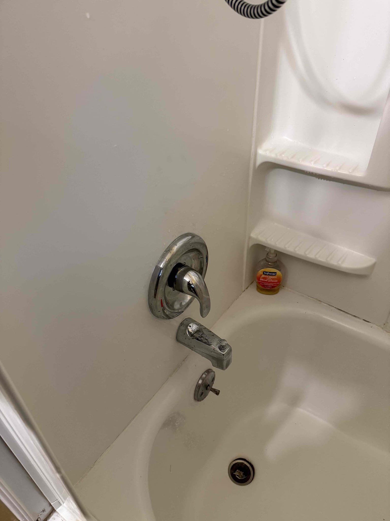 Arrived on site customer stated that they had a drip from their tub spout when the water is off to the shower. MyGuy plumbing inspected and saw that the Moen posi temp shower cartridge had failed. MyGuy plumbing gave customer options to replace cartridge. After all work was completed MyGuy plumbing tested for leaks. At this time there are no leaks found everything is working as should.