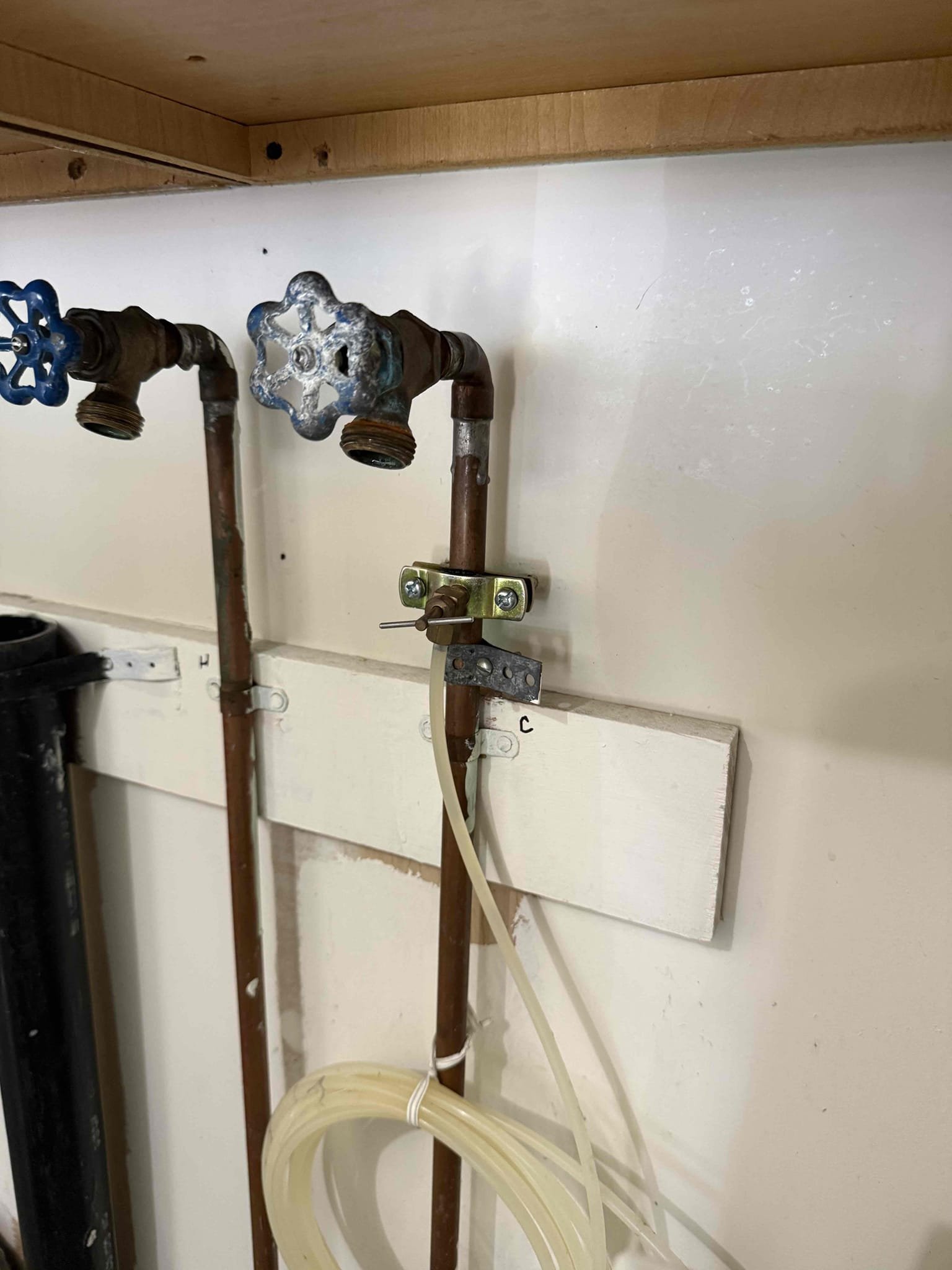 Arrived on site customer stated that they would like their boiler drains for there washing machine replaced. After inspecting MyGuy also noticed customer had a saddle valve right under the boiler drains, MyGuy plumbing gave customer options to rectify all issues. Customer would like to move forward with removing saddle valve and replacing boiler drains. After all work was completed MyGuy plumbing tested for leaks. At this time there are no leaks. Everything is working as should.